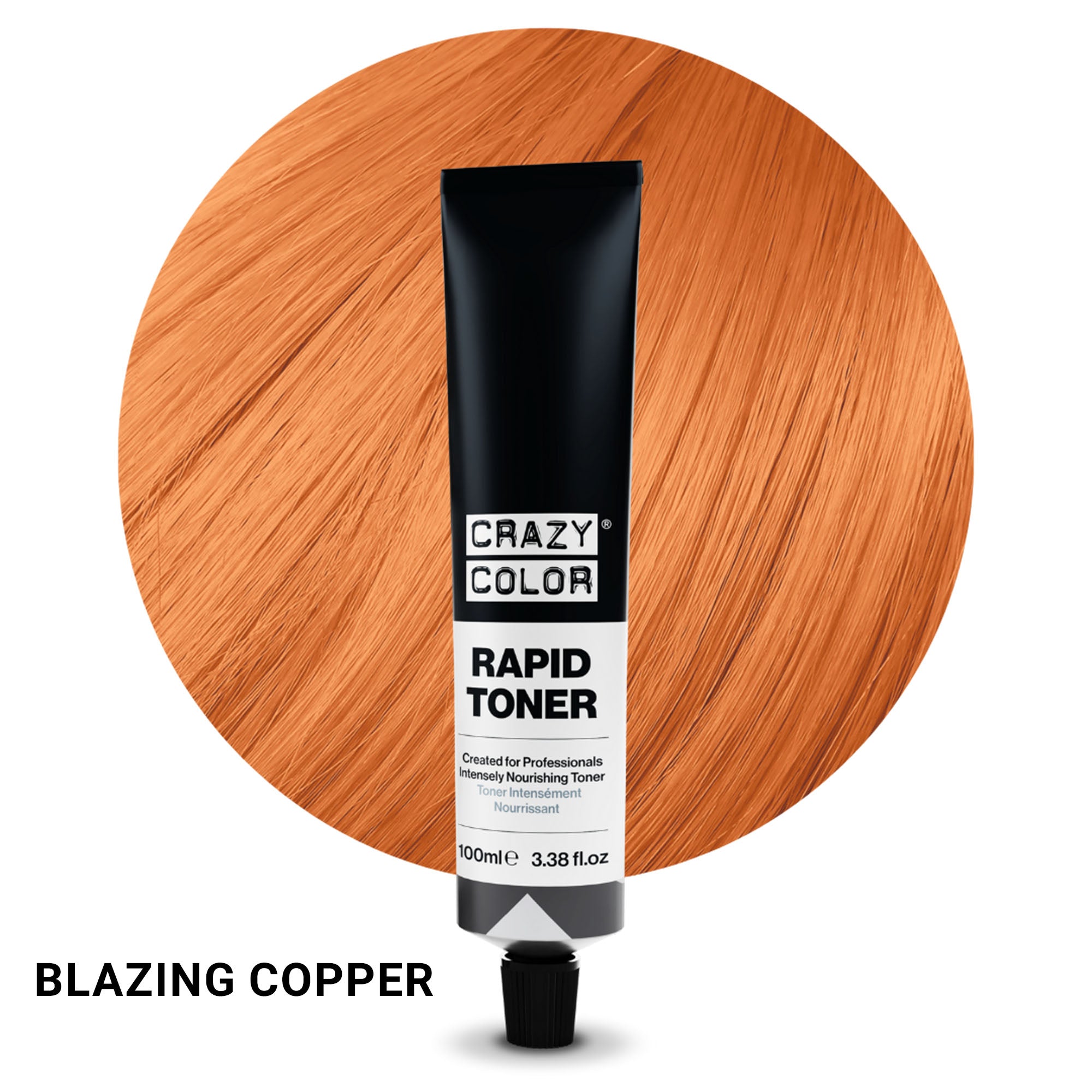 Crazy Color - Rapid Toner Blazing Copper 08 100ml