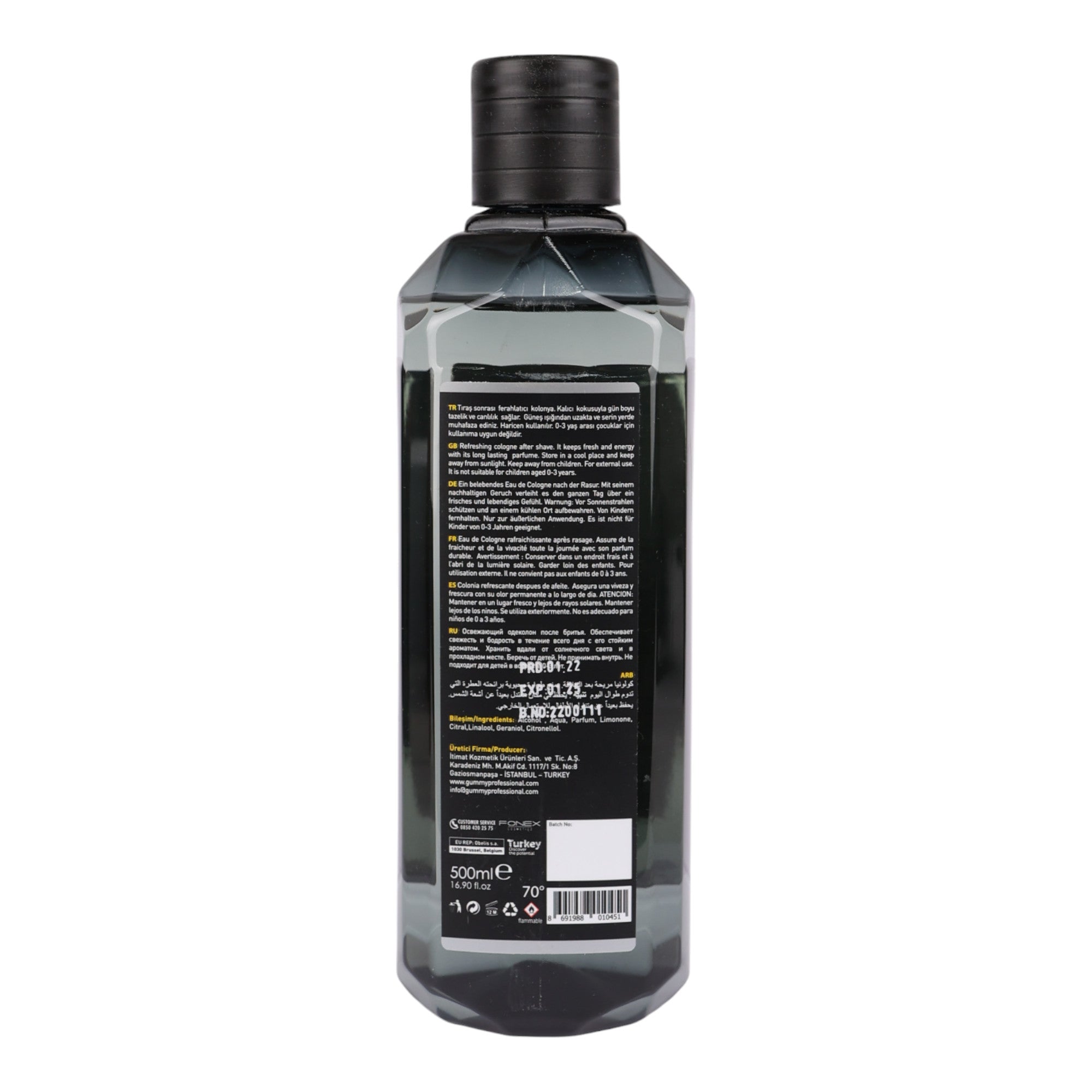 Gummy - Eau De Cologne Lemon 500ml