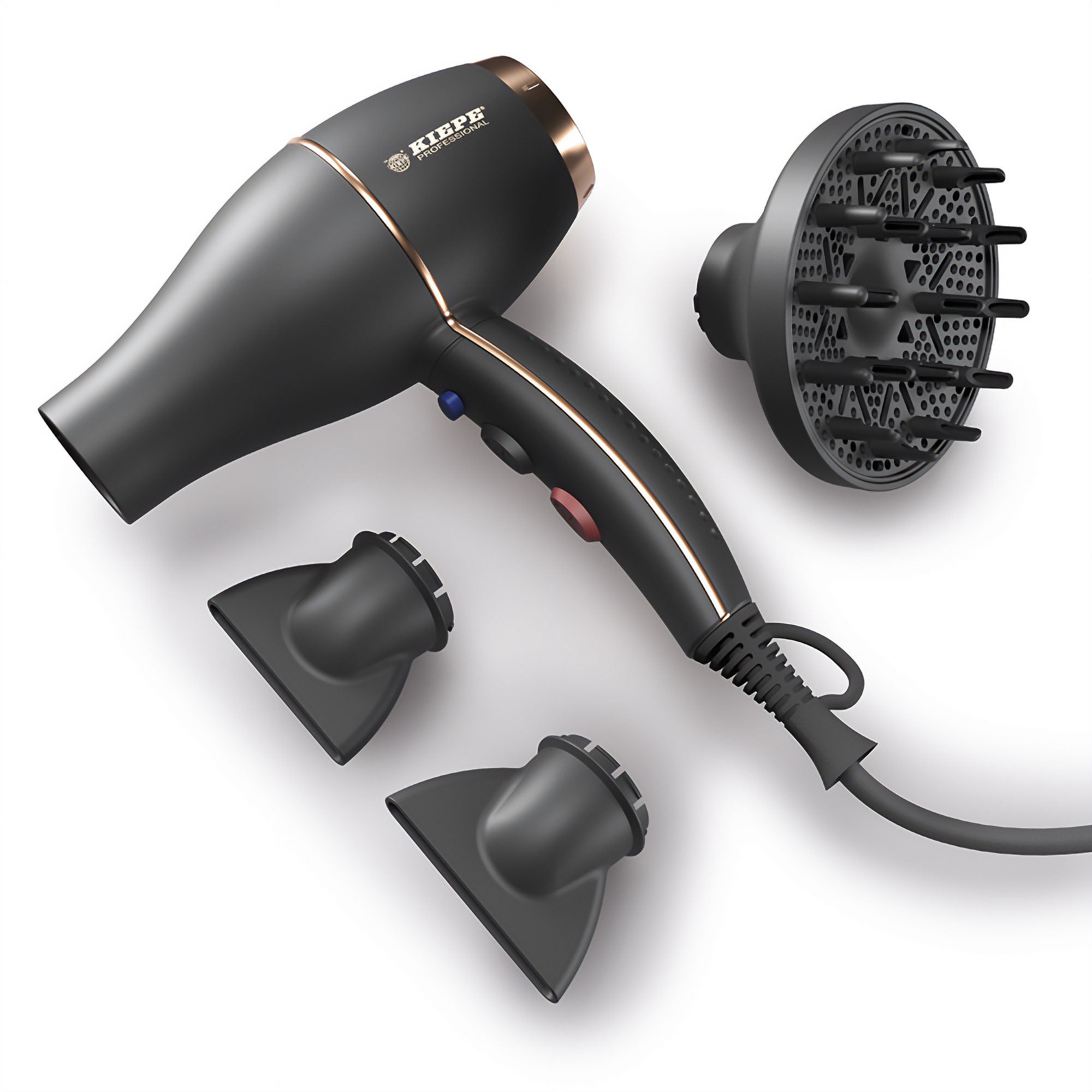 Kiepe - Hair Dryer Bloom Cremic & Ionic 2000W Matte Black