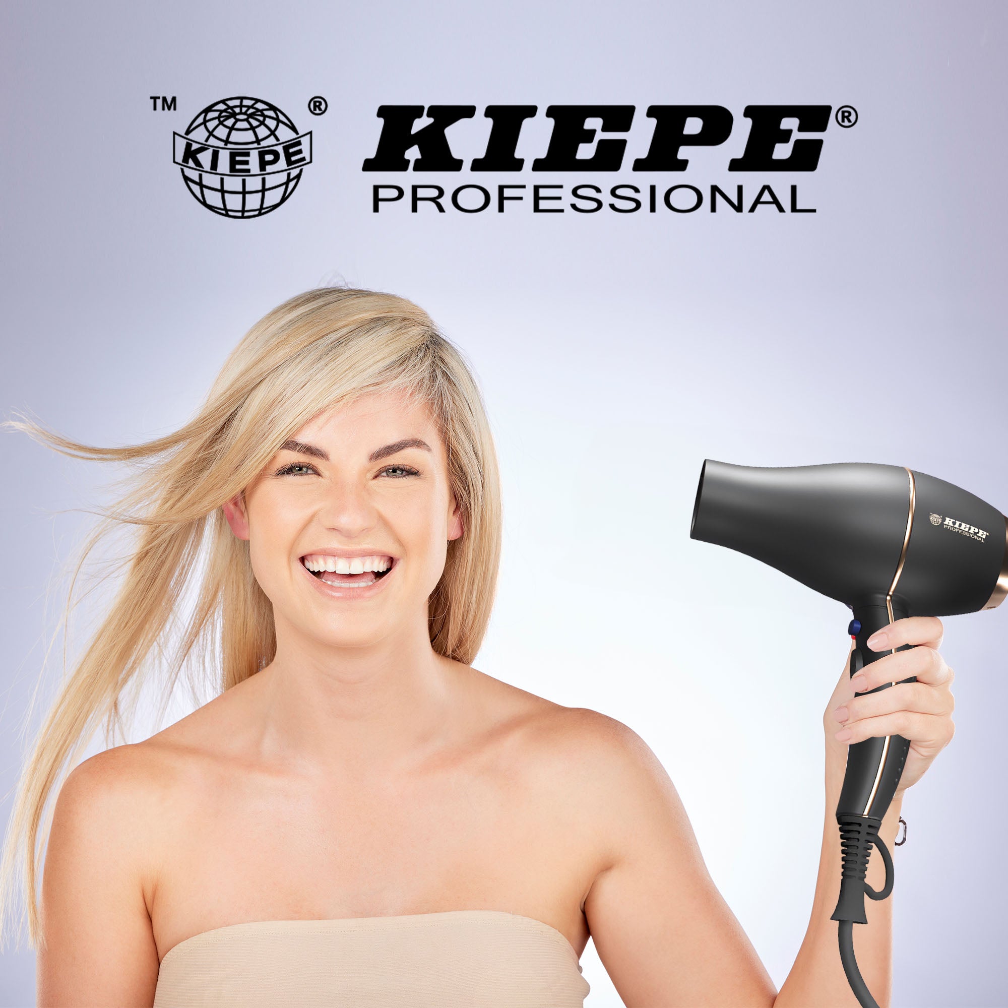 Kiepe - Hair Dryer Bloom Cremic & Ionic 2000W Matte Black