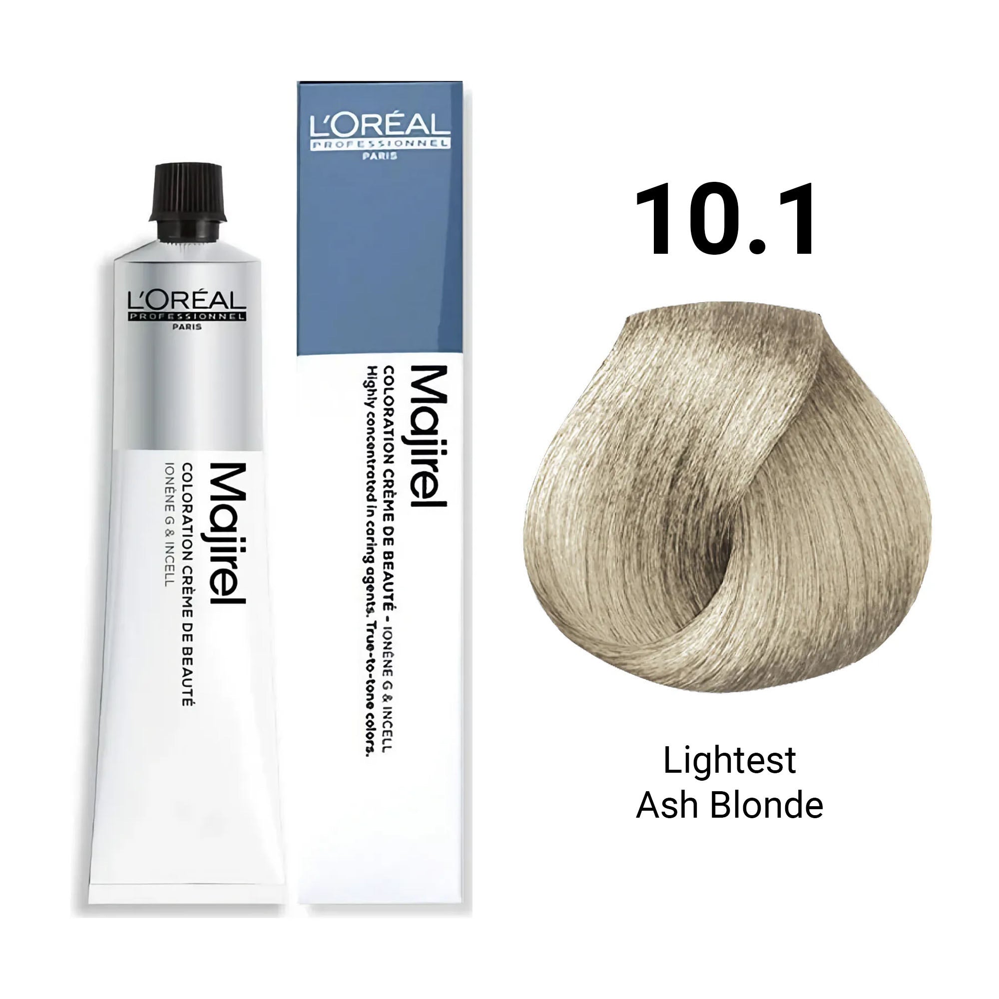 Loreal Professionnel - Majirel Permanent Hair Colour 10.1 Lightest Ash Blonde 50ml