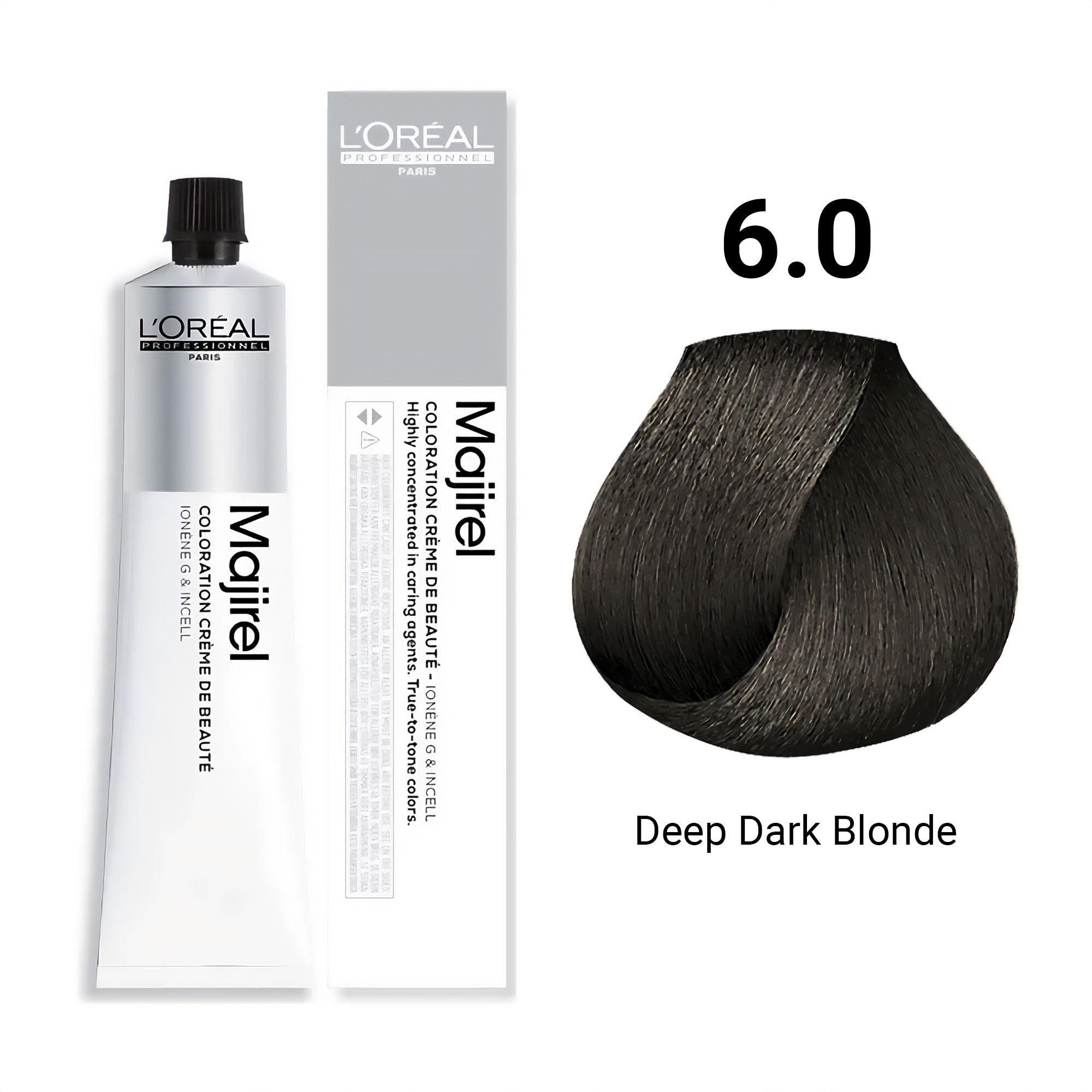 Loreal Professionnel - Majirel Permanent Hair Colour 6.0 Deep Dark Blonde 50ml