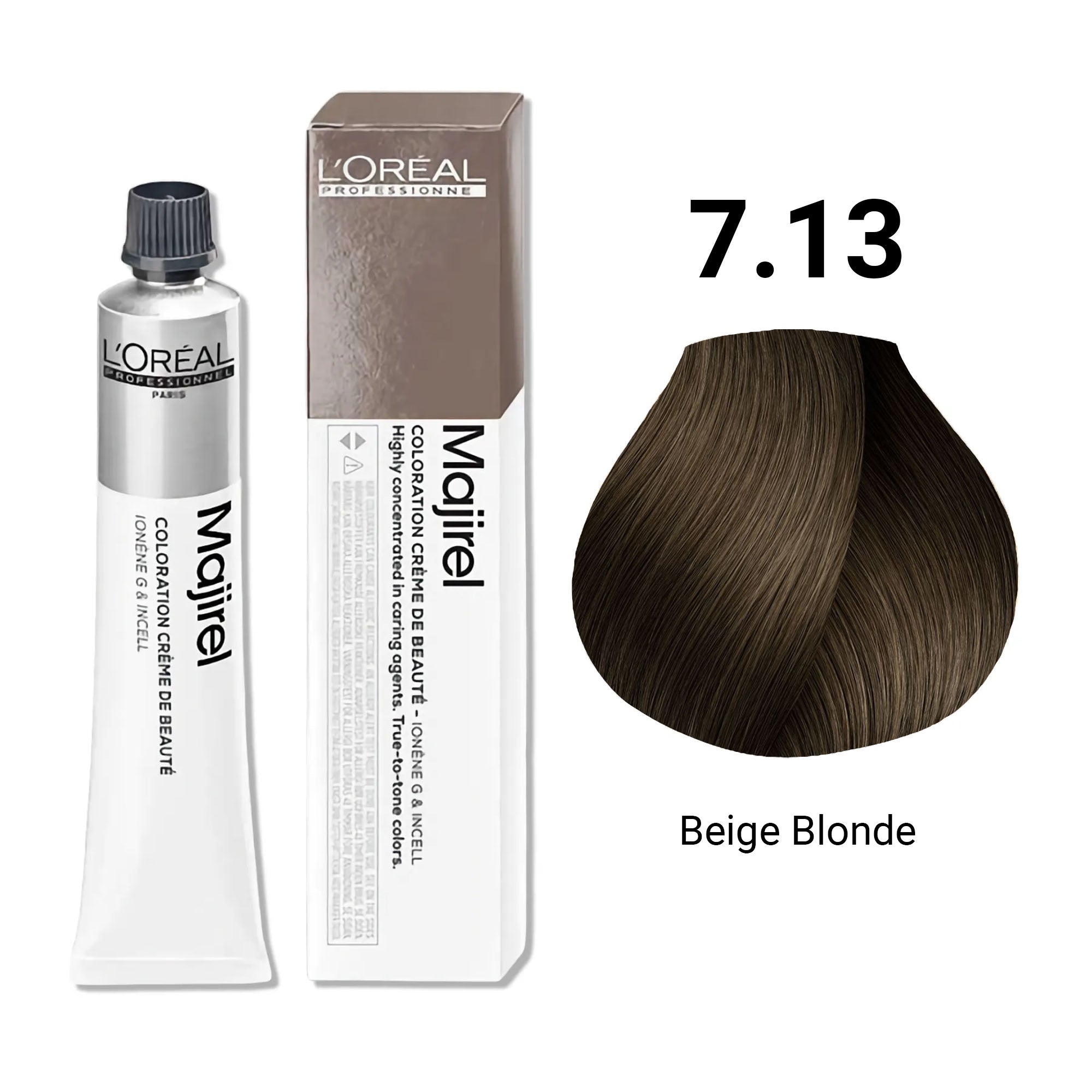 Loreal Professionnel - Majirel Permanent Hair Colour 7.13 Beige Blonde 50ml