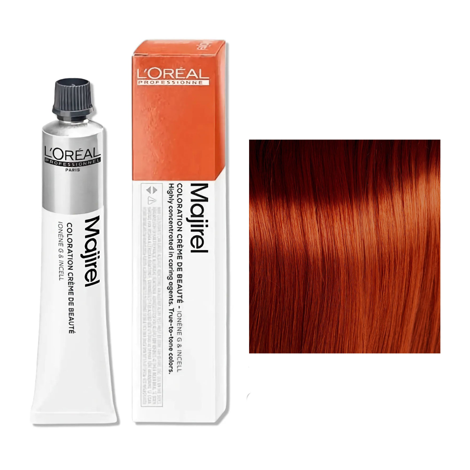 Loreal Professionnel - Majirel Permanent Hair Colour 7.44 Deep Copper Blonde 50ml