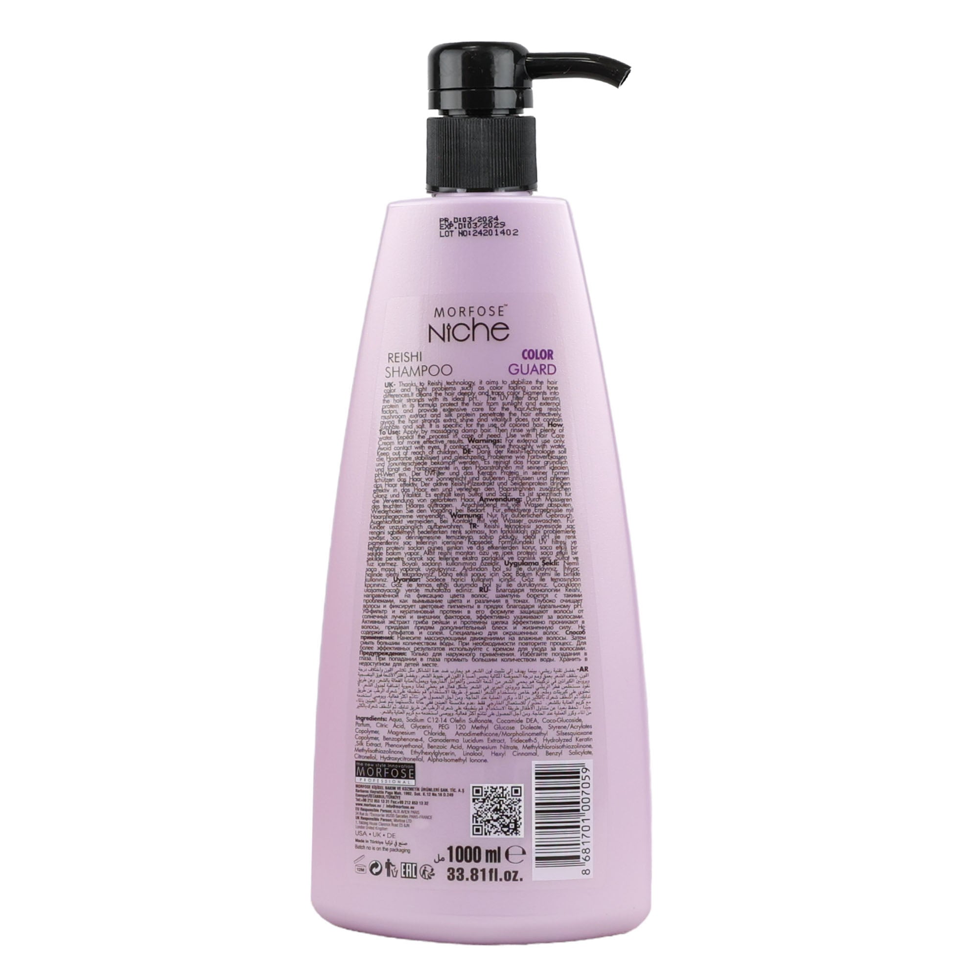 Morfose - Niche Reishi Color Guard Shampoo 1000ml