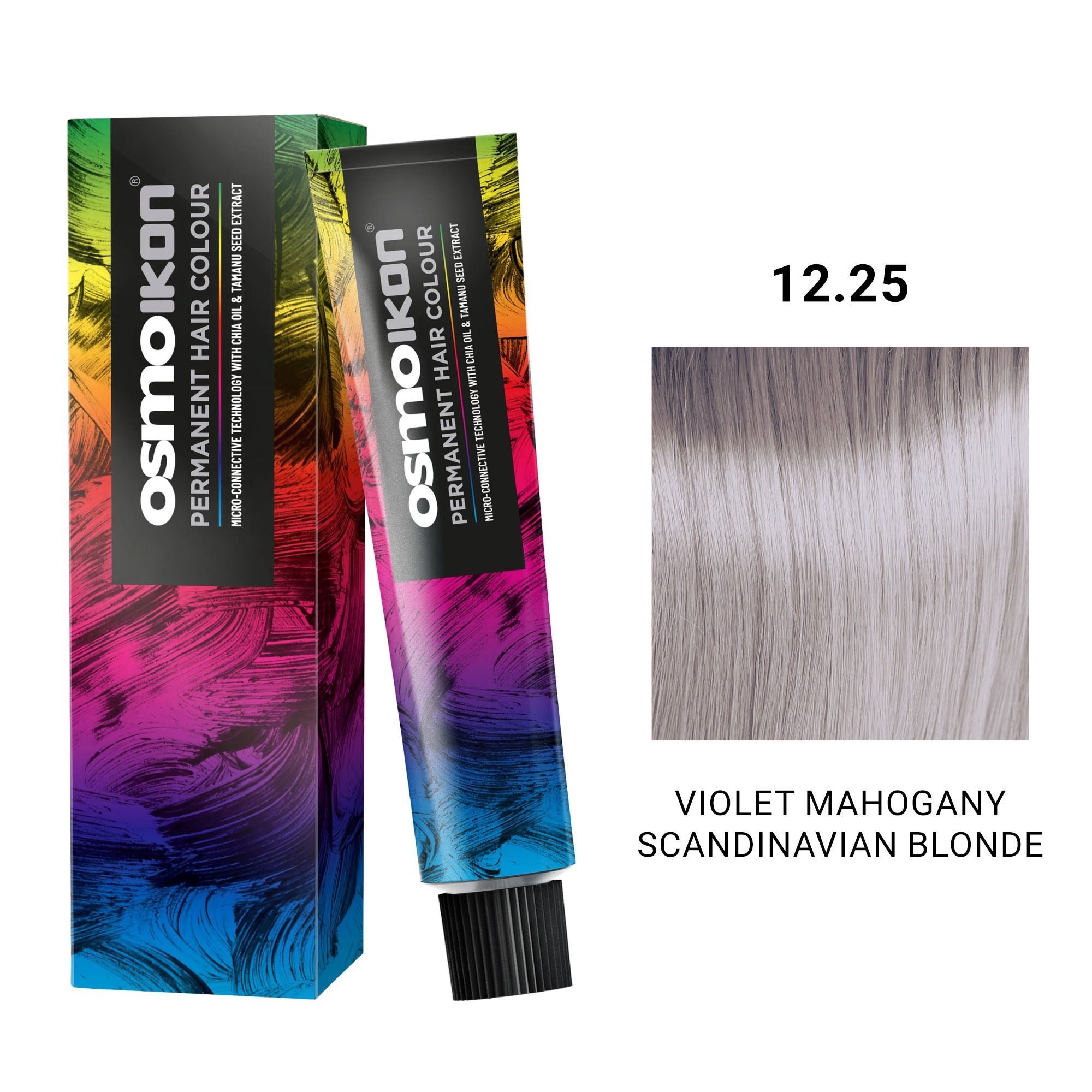 Osmo - Ikon Permanent Hair Colour 12.25 Violet Mahogany Scandinavian Blonde 100ml