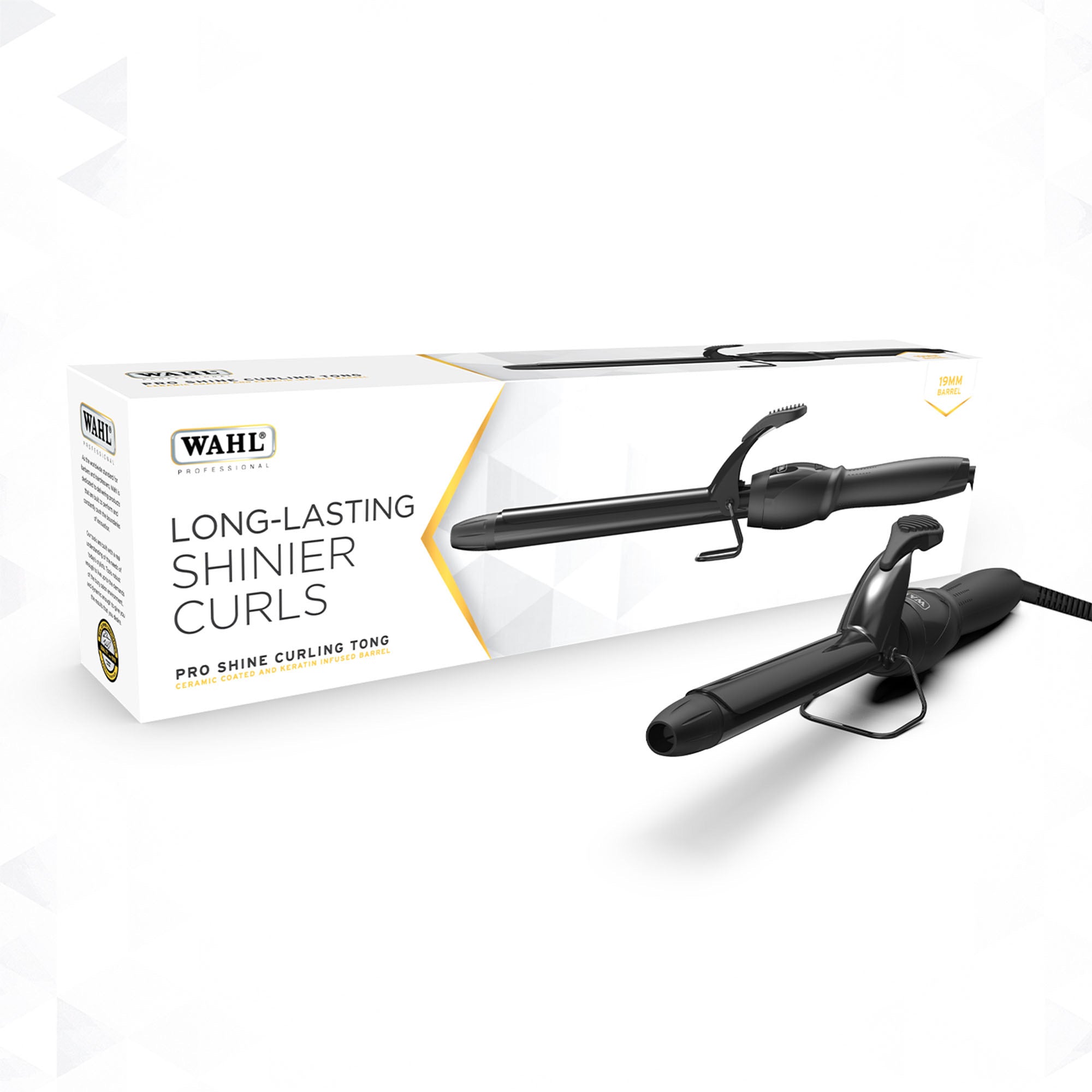 Wahl - Pro Shine Curling Tong Smooth Curls 19mm