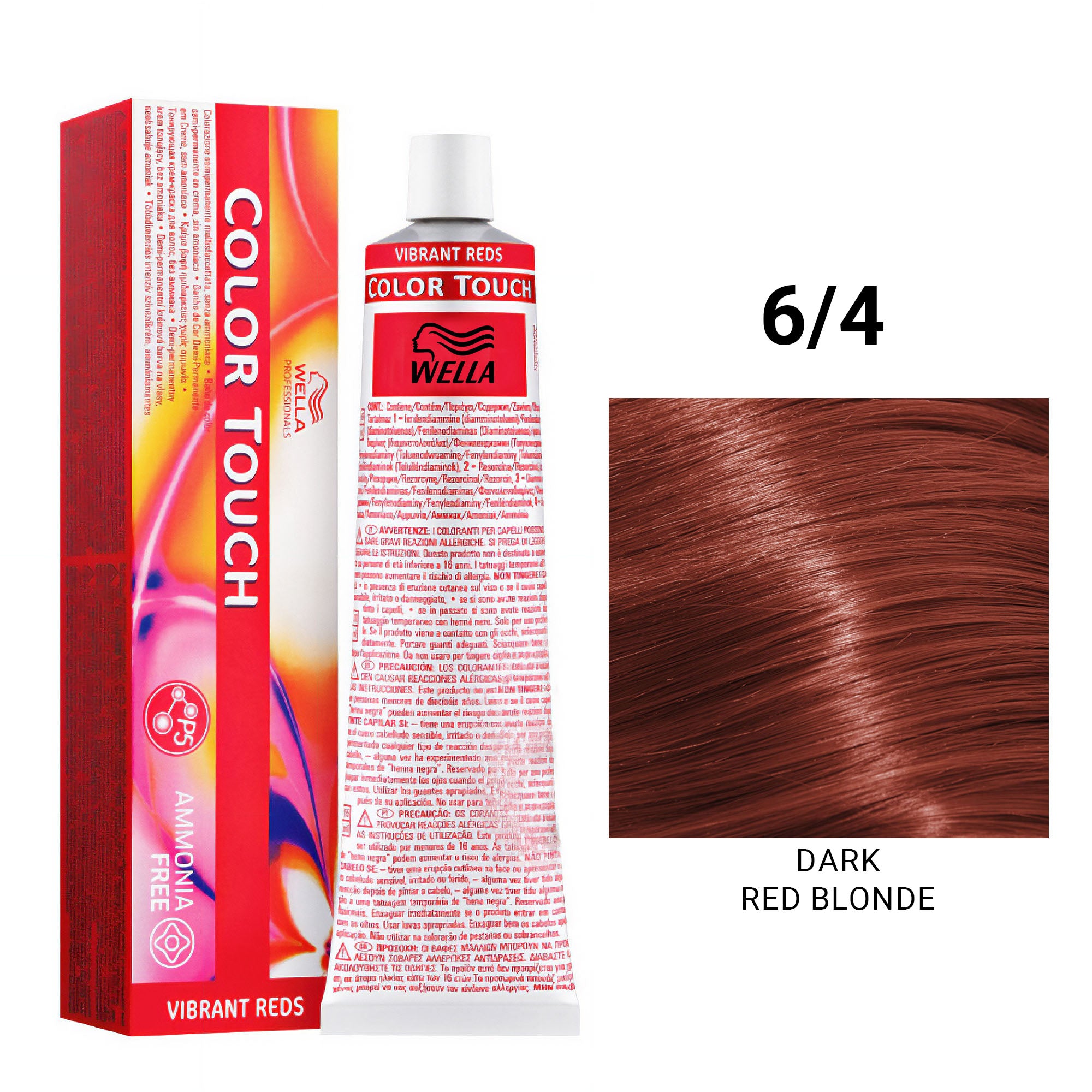 Wella Professionals - Color Touch 6/4 Dark Red Blonde 60ml