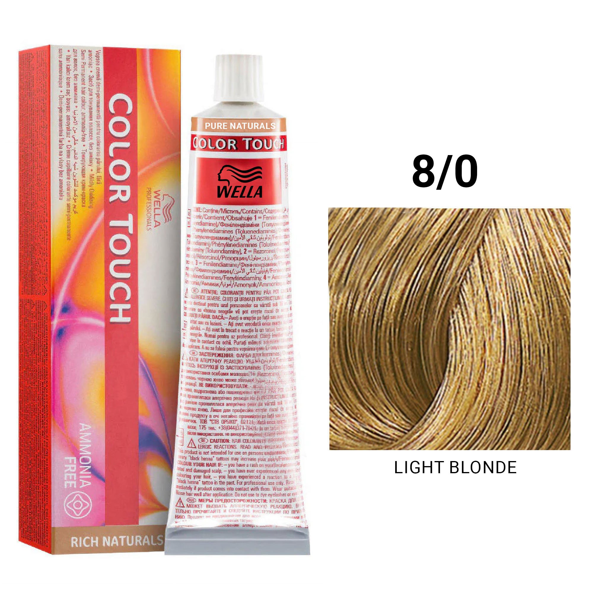 Wella Professionals - Color Touch 8/0 Light Blonde 60ml