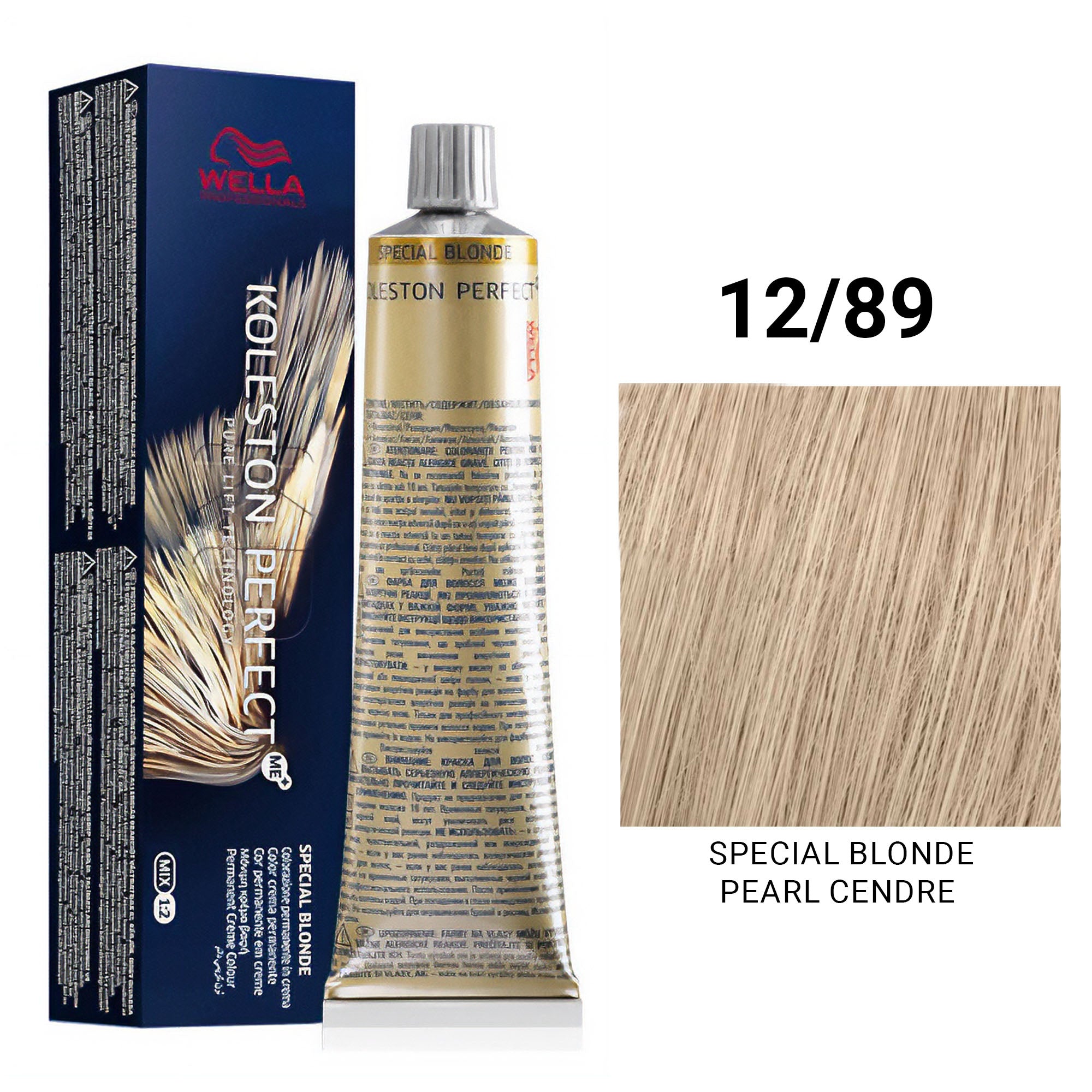 Wella Professionals - Koleston Perfect Me+ 12/89 Special Blonde Pearl Cendre 60ml