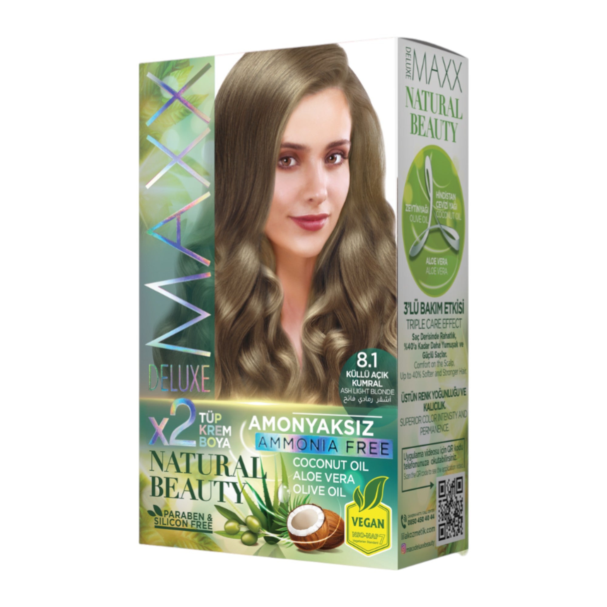 Maxx Deluxe - Natural Beauty Hair Colour Ammonia Free (2 Applications)