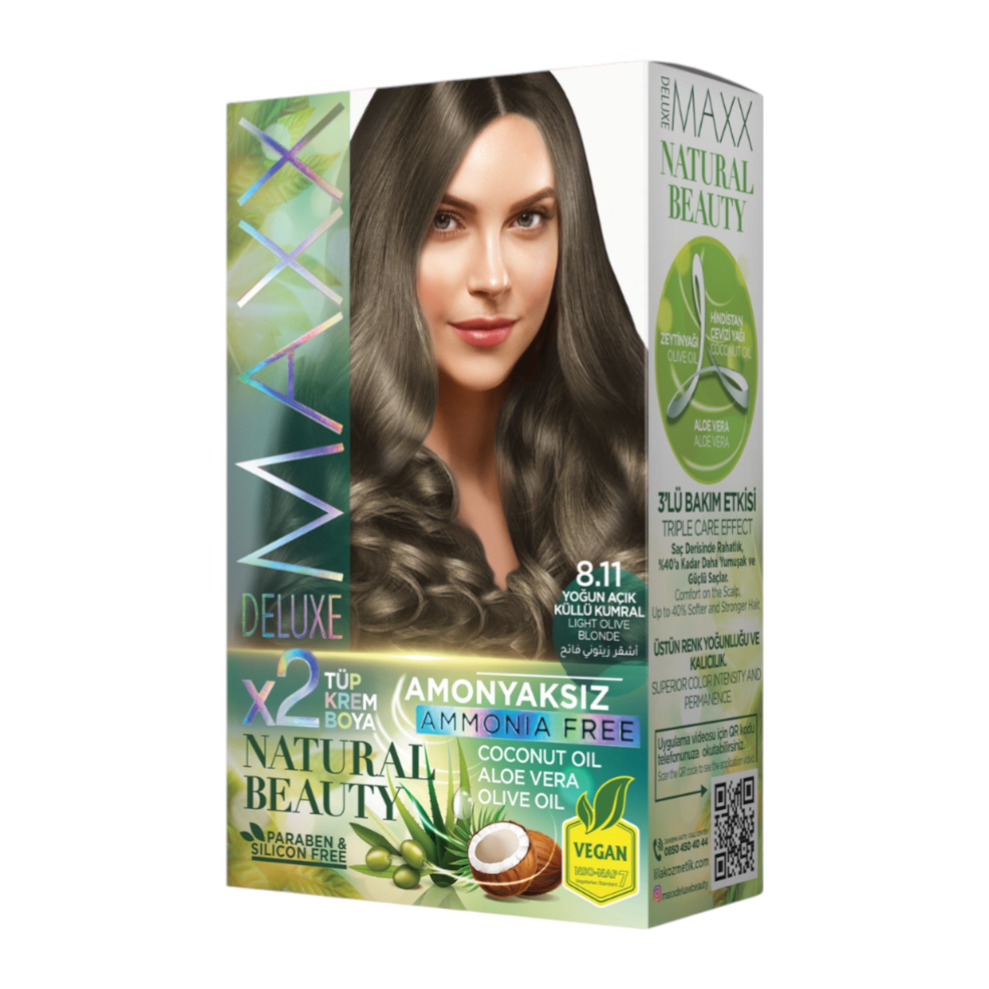 Maxx Deluxe - Natural Beauty Hair Colour Ammonia Free (2 Applications)