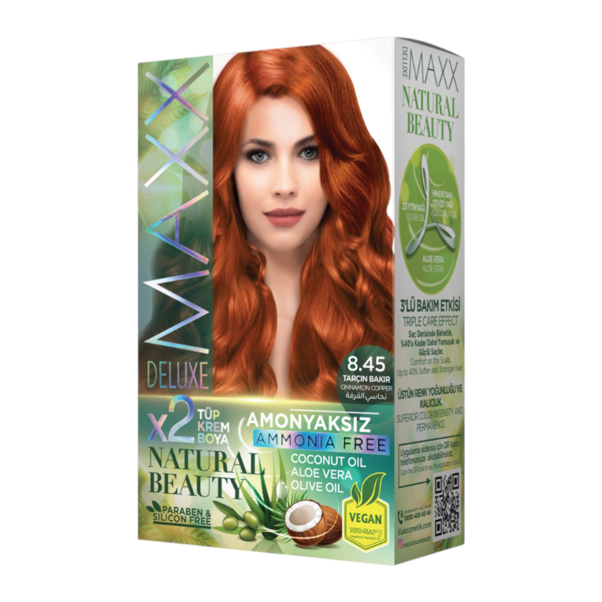 Maxx Deluxe - Natural Beauty Hair Colour Ammonia Free (2 Applications)