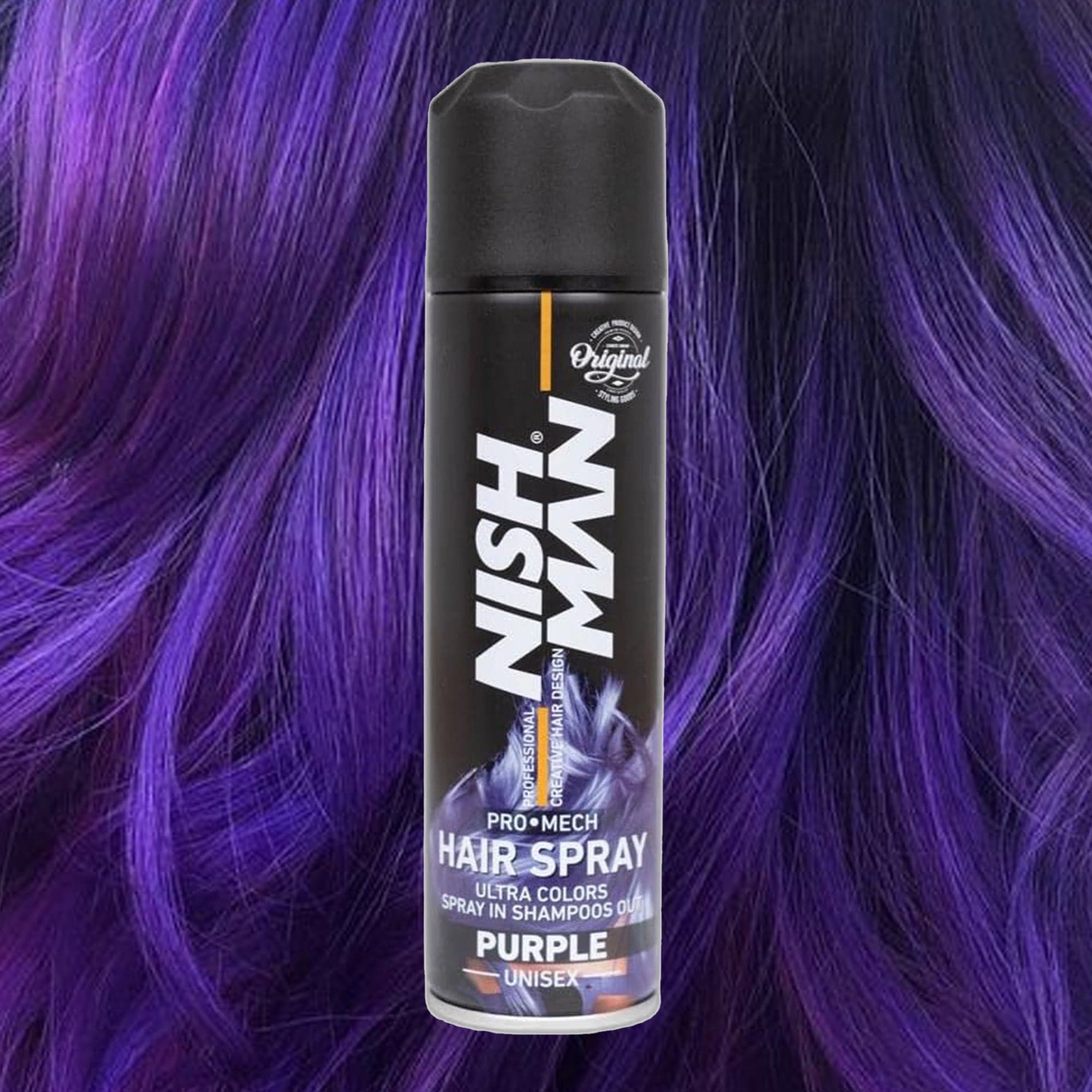 Nishman - Temporary Hair Colour Spray Purple 150ml