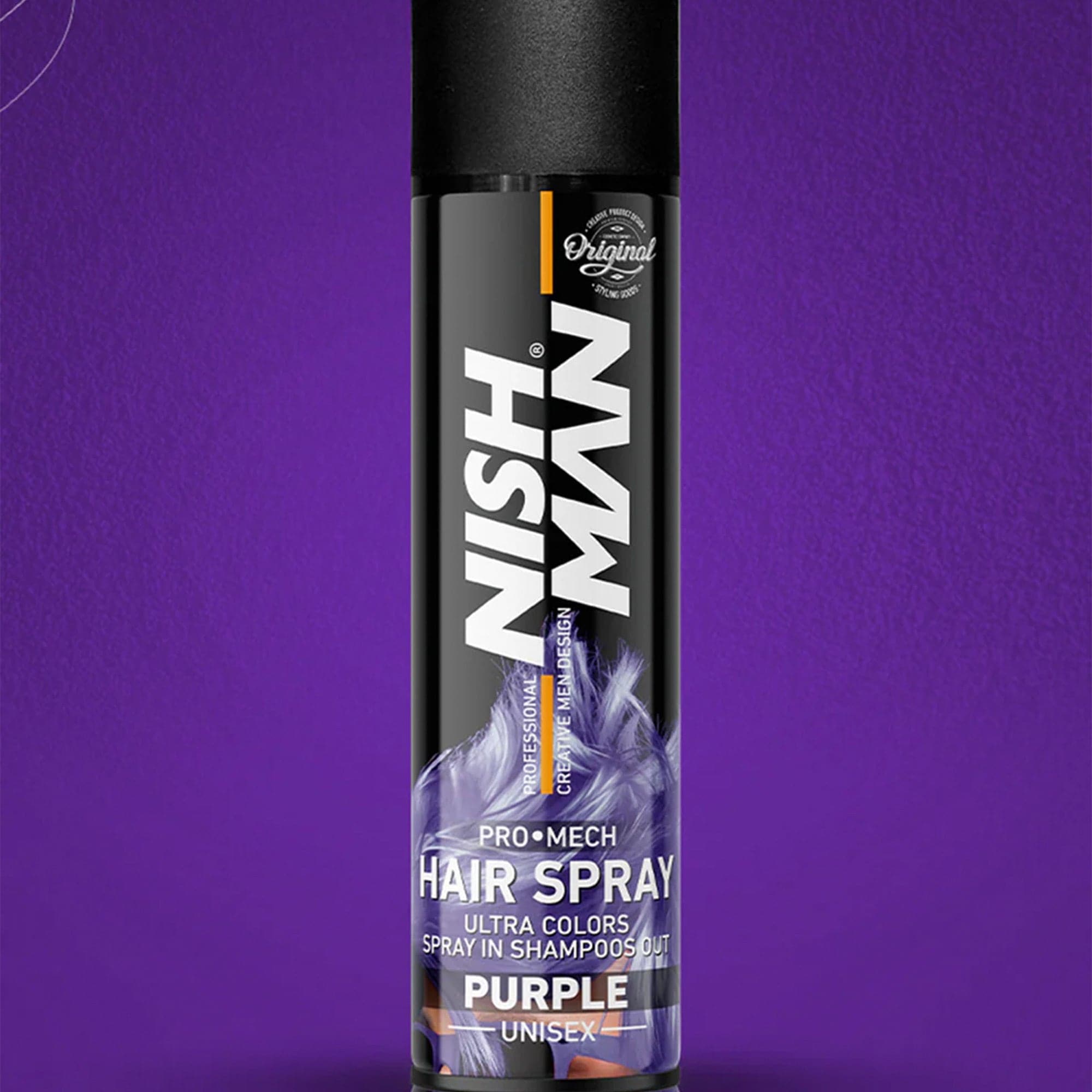 Nishman - Temporary Hair Colour Spray Purple 150ml