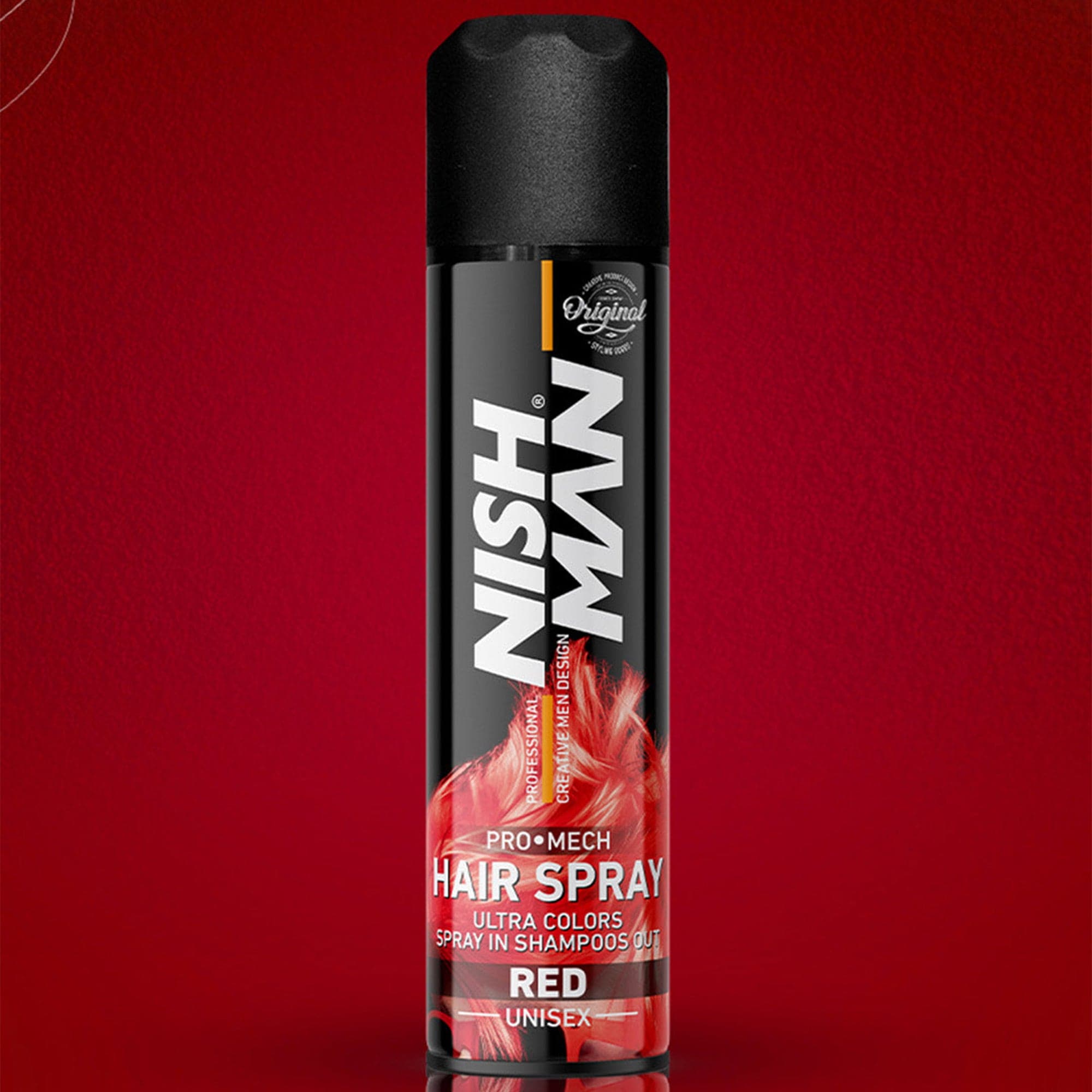 Nishman - Temporary Hair Colour Spray Red 150ml