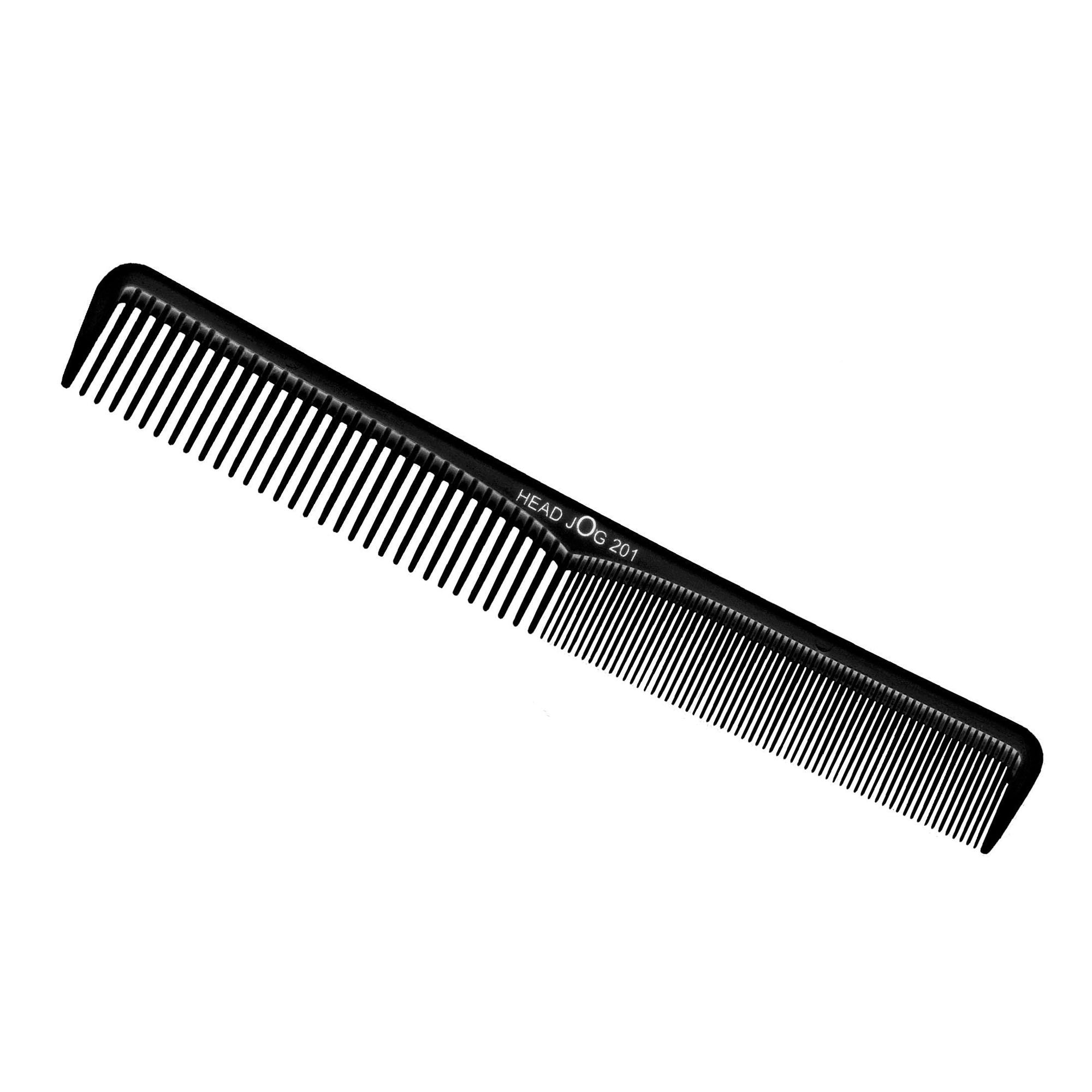 Head Jog - 201 Cutting Comb Black 17cm