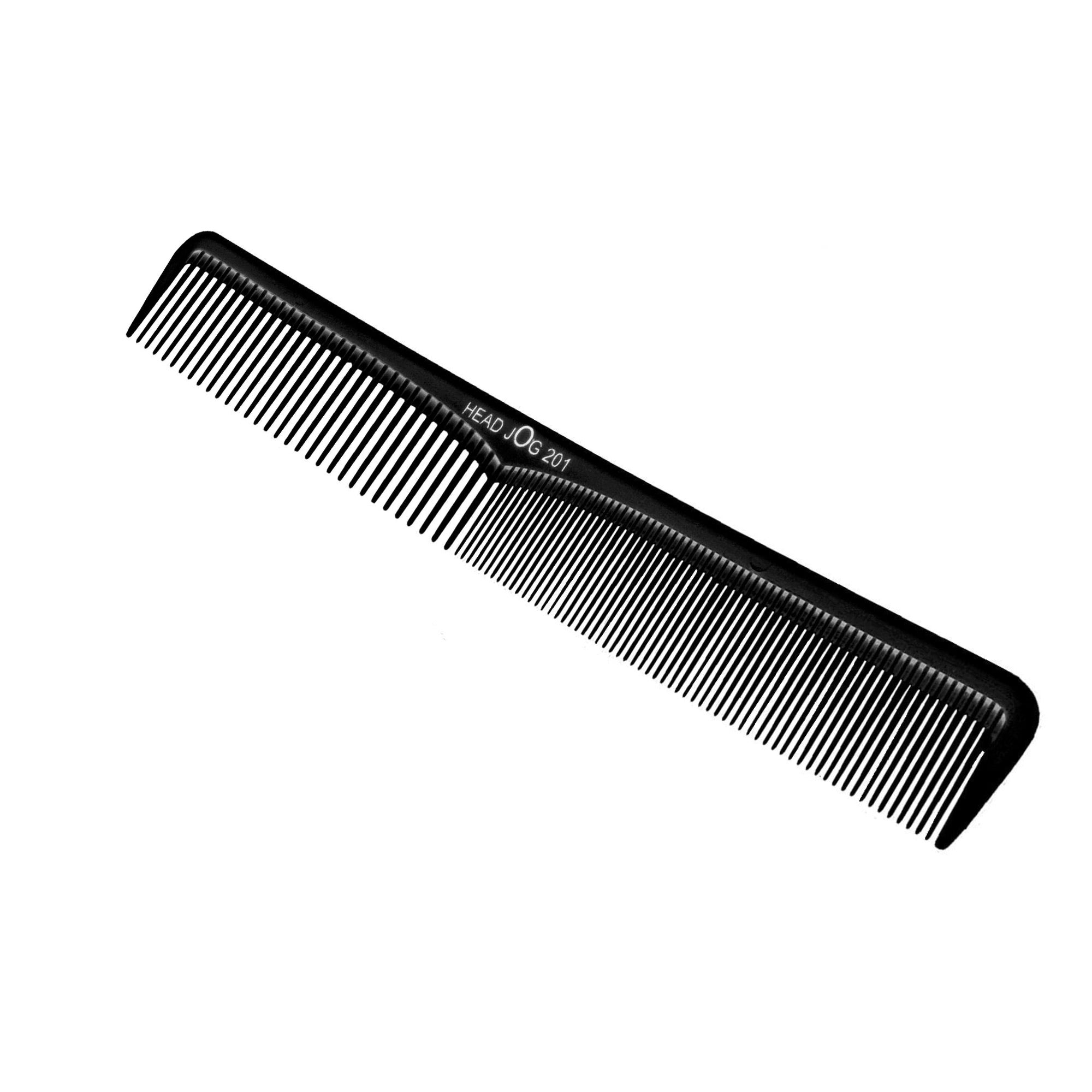 Head Jog - 201 Cutting Comb Black 17cm