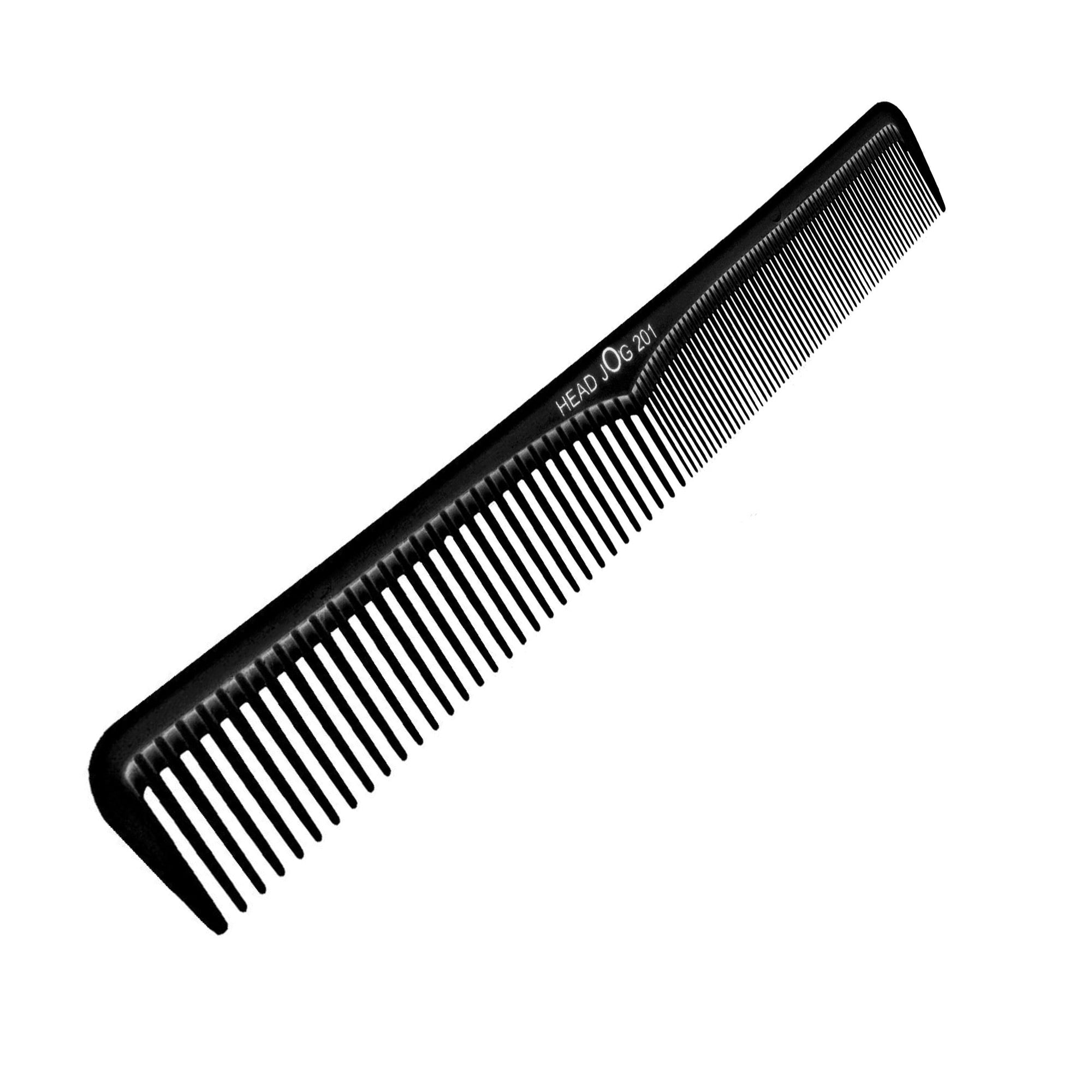 Head Jog - 201 Cutting Comb Black 17cm