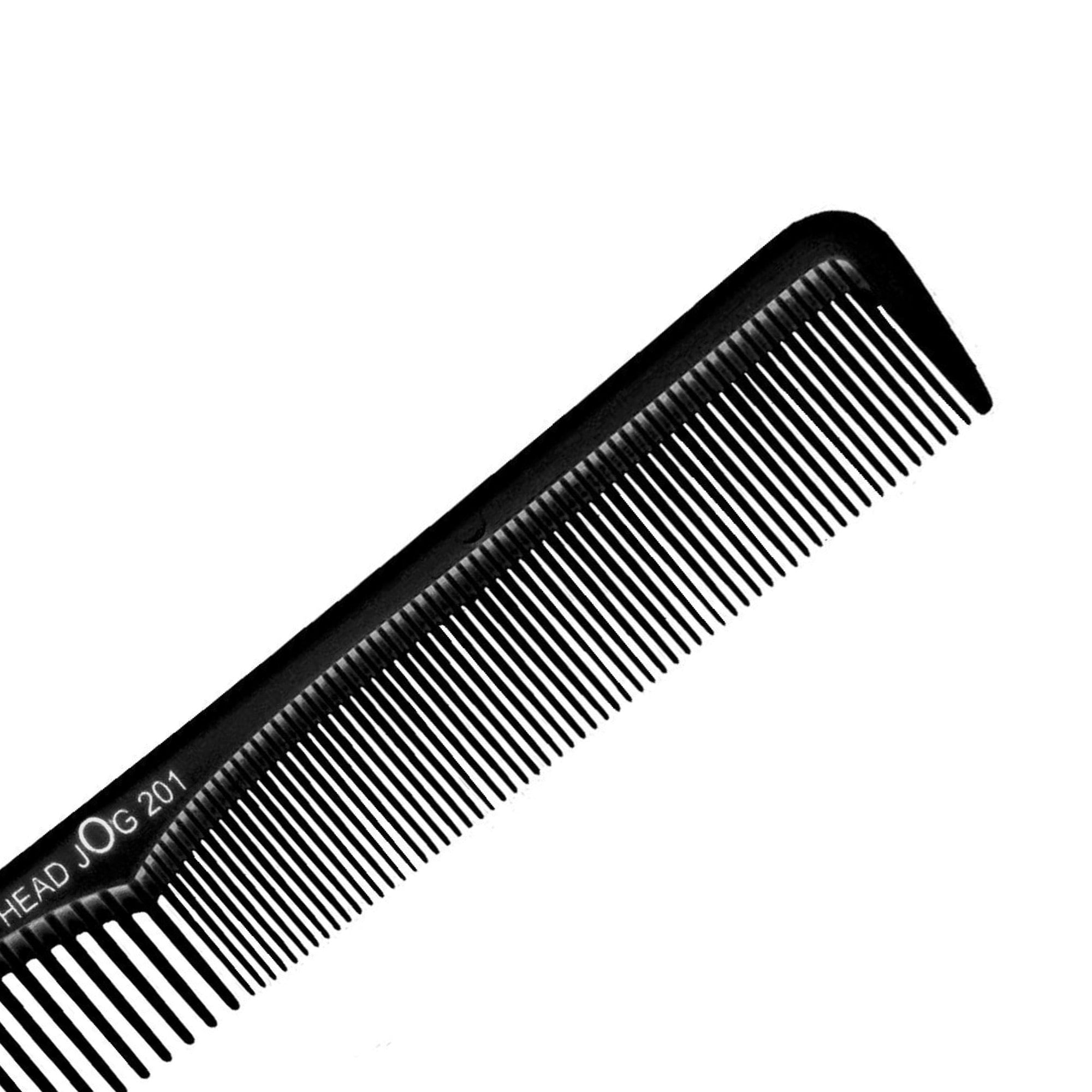 Head Jog - 201 Cutting Comb Black 17cm