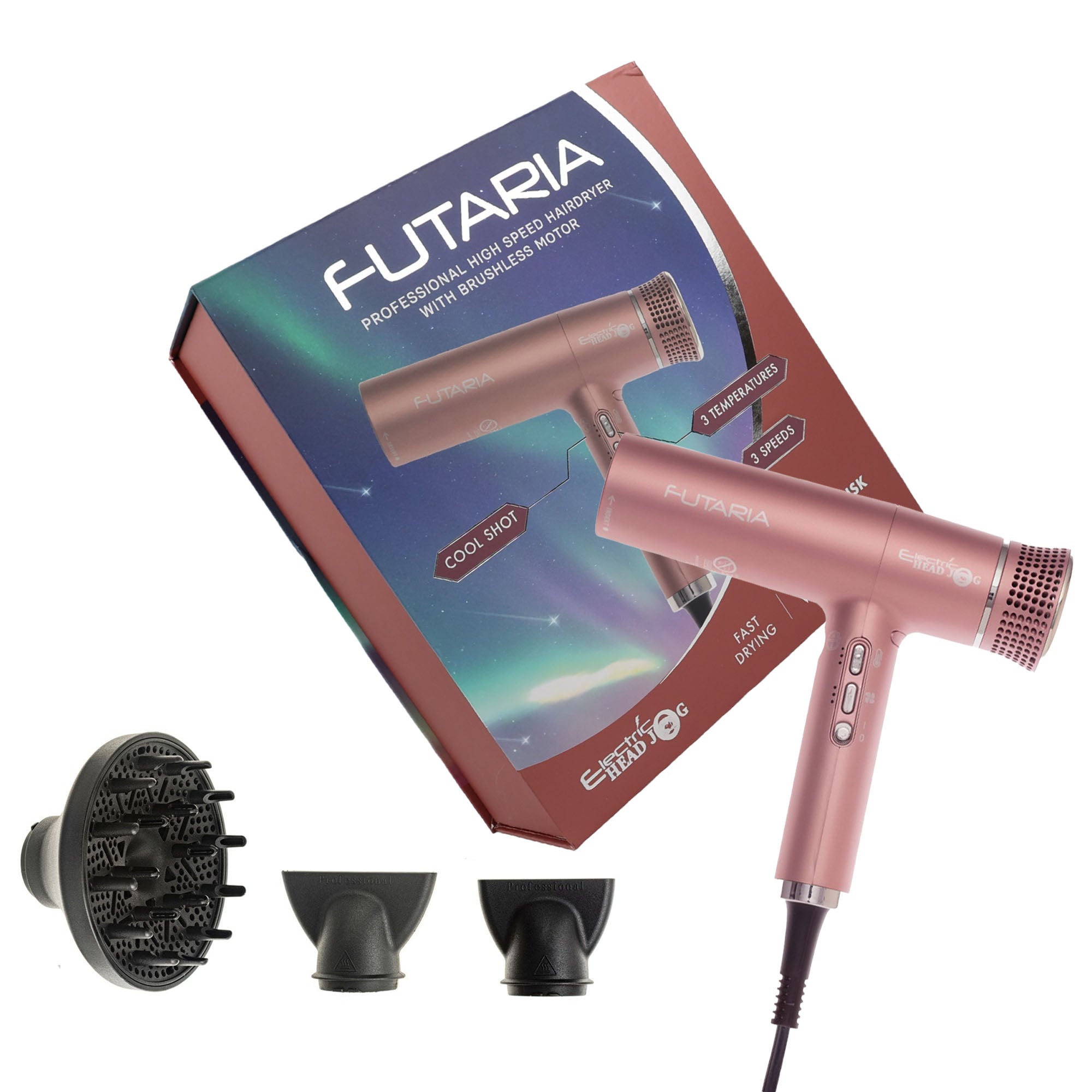 Electric Head Jog - Futaria Hair Dryer 1800W Dusk