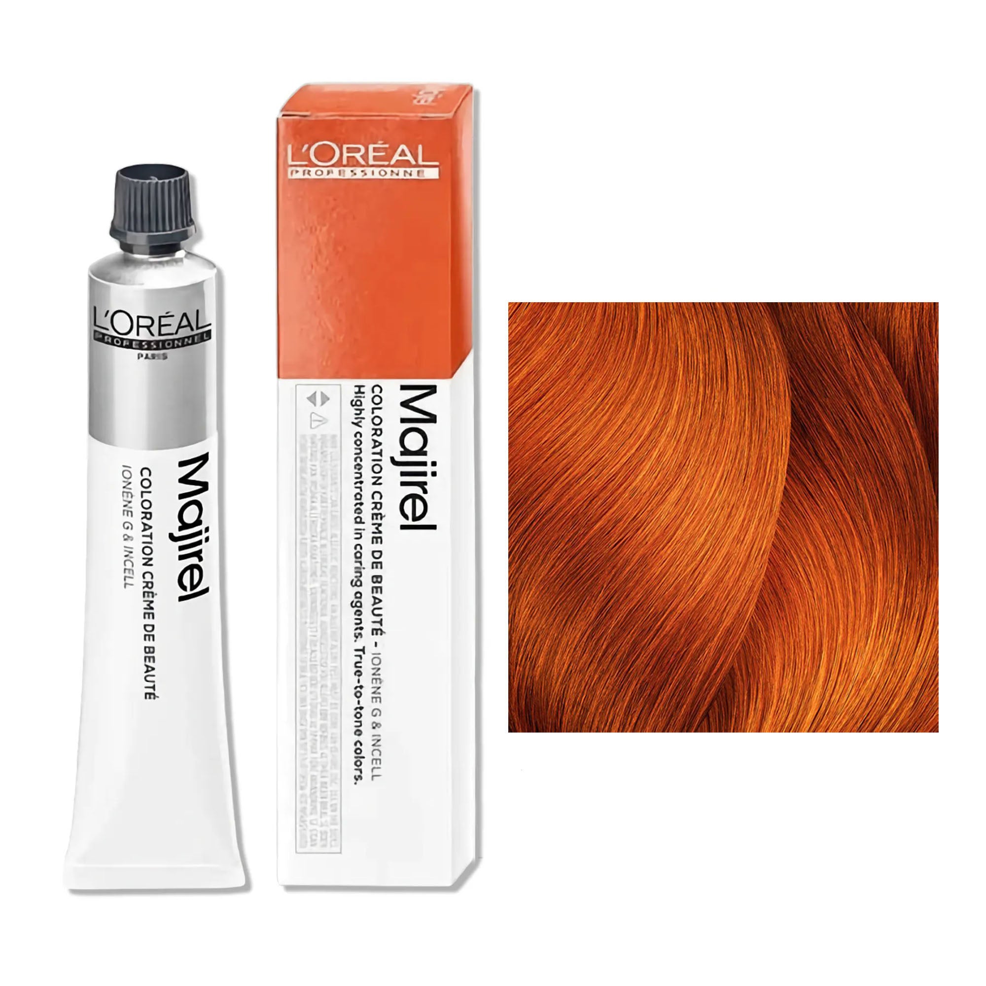 Loreal Professionnel - Majirel Permanent Hair Colour 7.45 Copper Mahogany Blonde 50ml