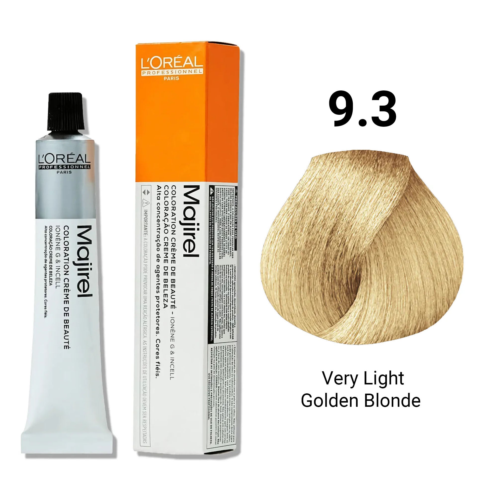 Loreal Professionnel - Majirel Permanent Hair Colour 9.3 Very Light Golden Blonde 50ml