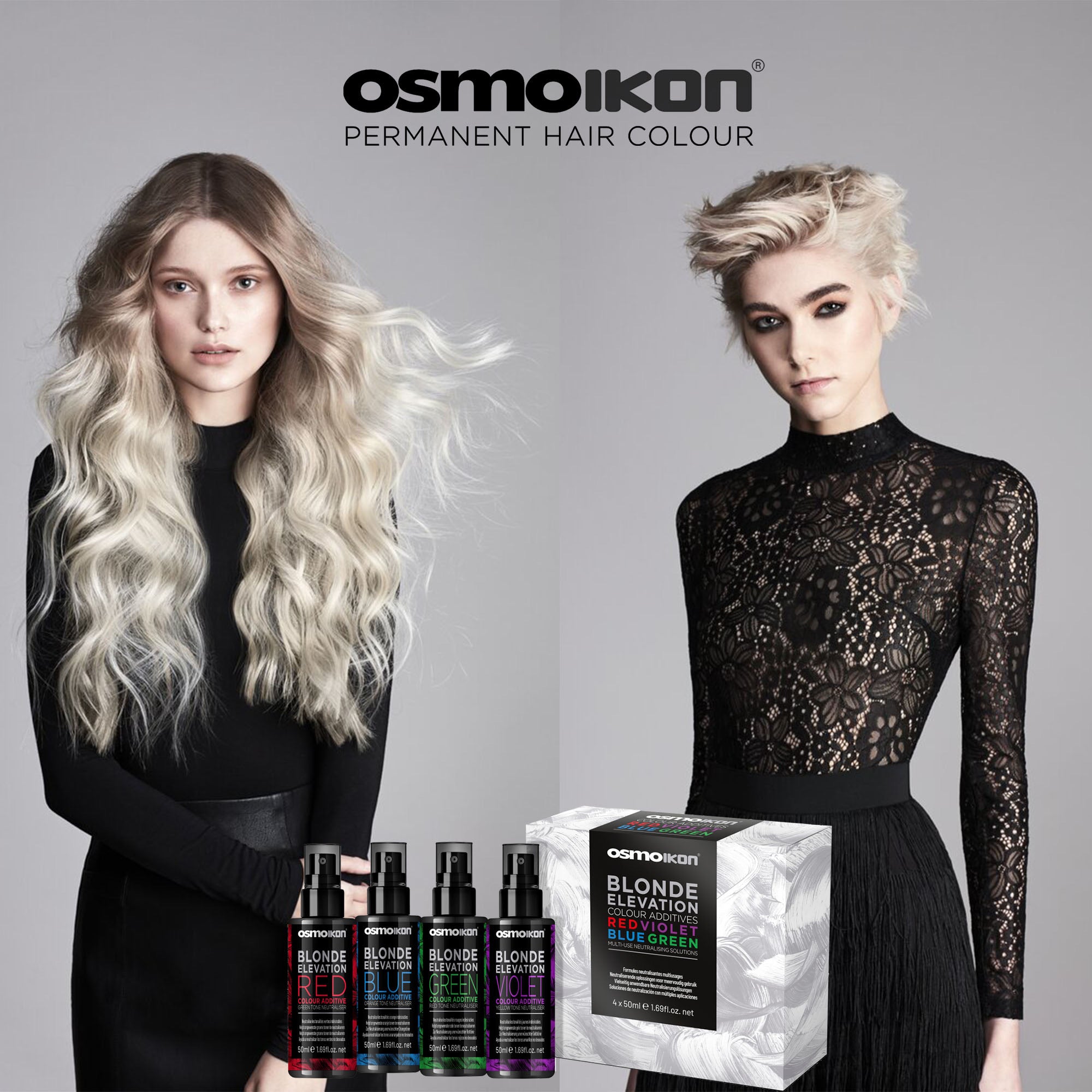 Osmo - Ikon Blonde Elevation Colour Additives Starter Kit 4x50ml