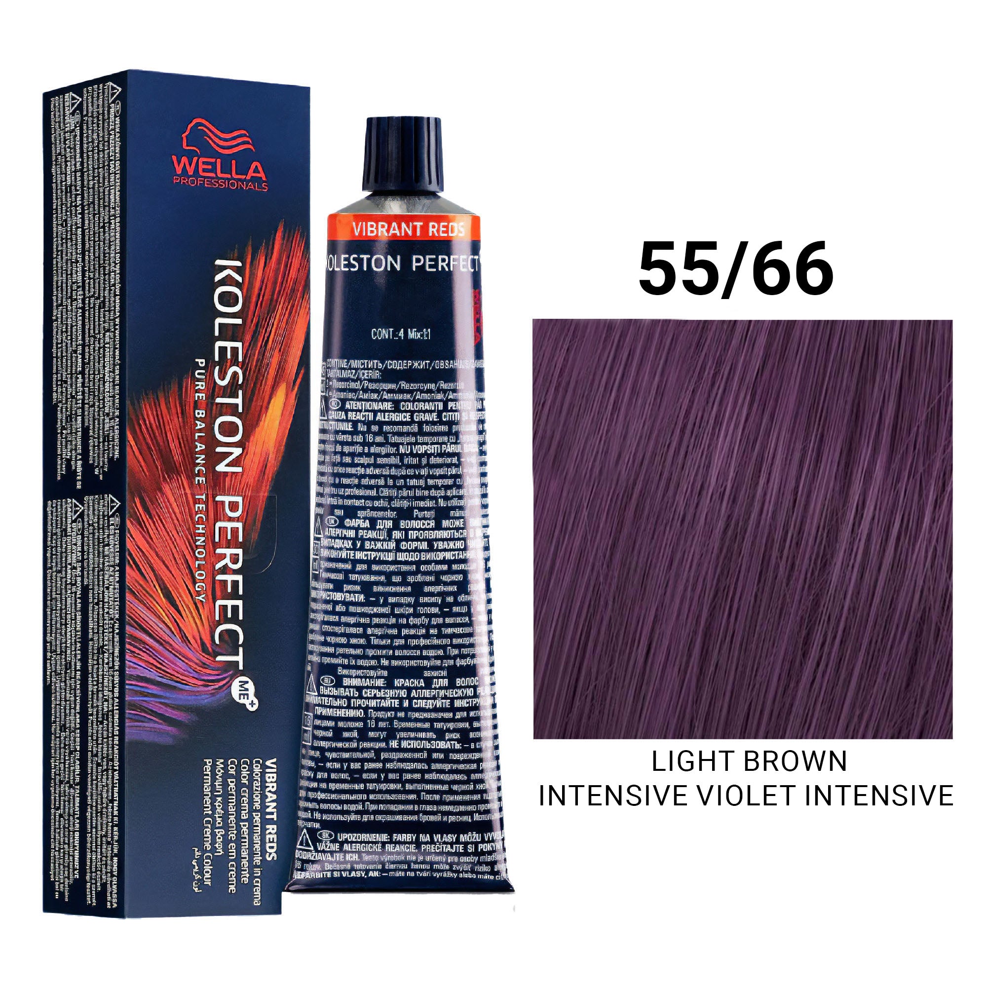 Wella Professionals - Koleston Perfect Me+ 55/66 Light Brown Intensive Violet Intensive 60ml