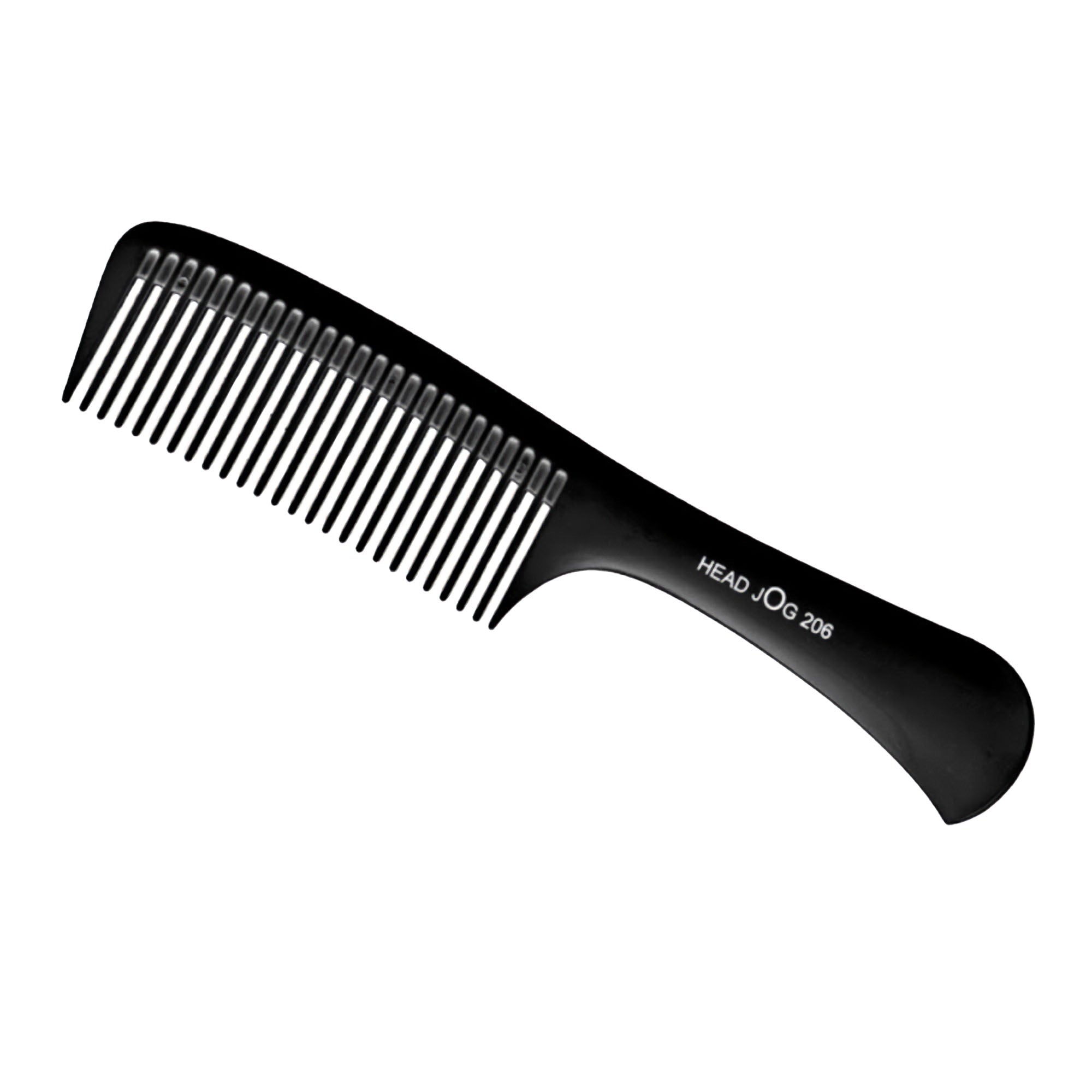 Head Jog - 206 Detangler Comb Black 21cm