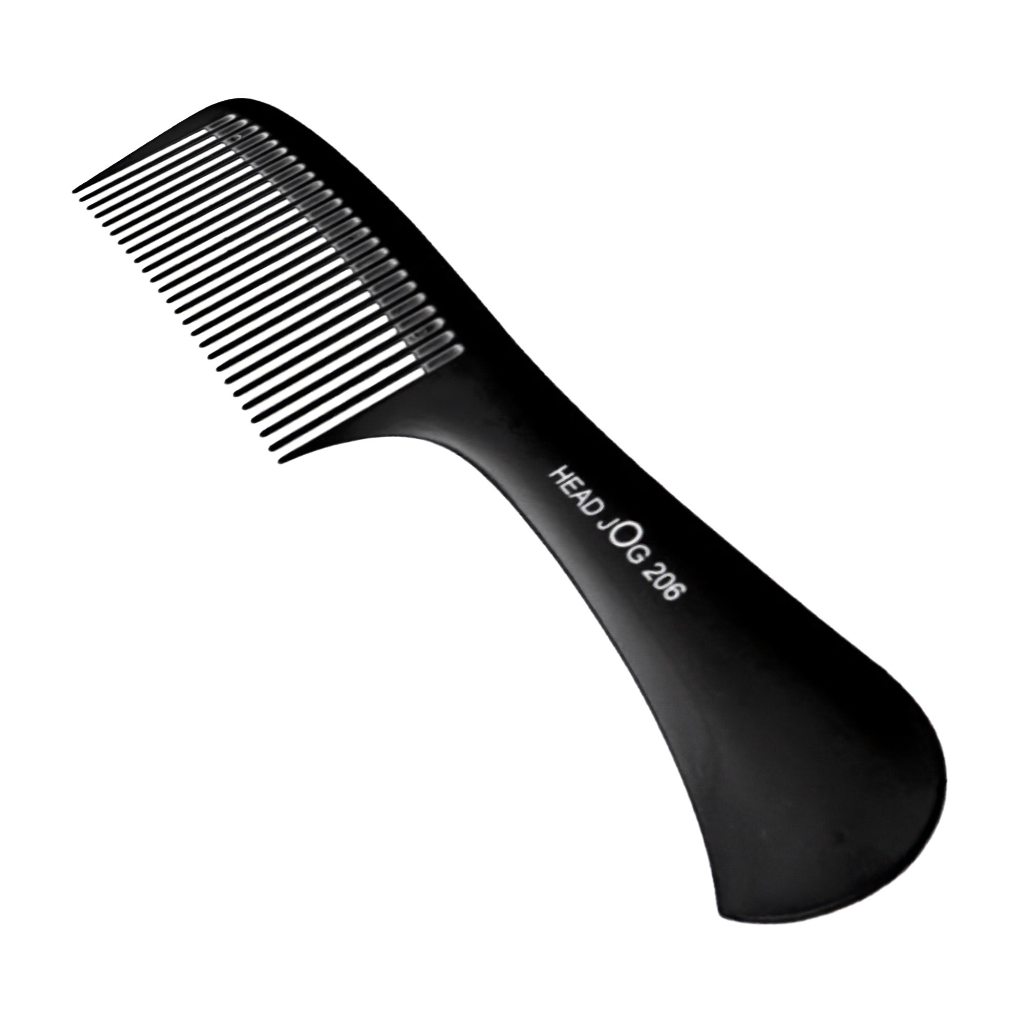 Head Jog - 206 Detangler Comb Black 21cm