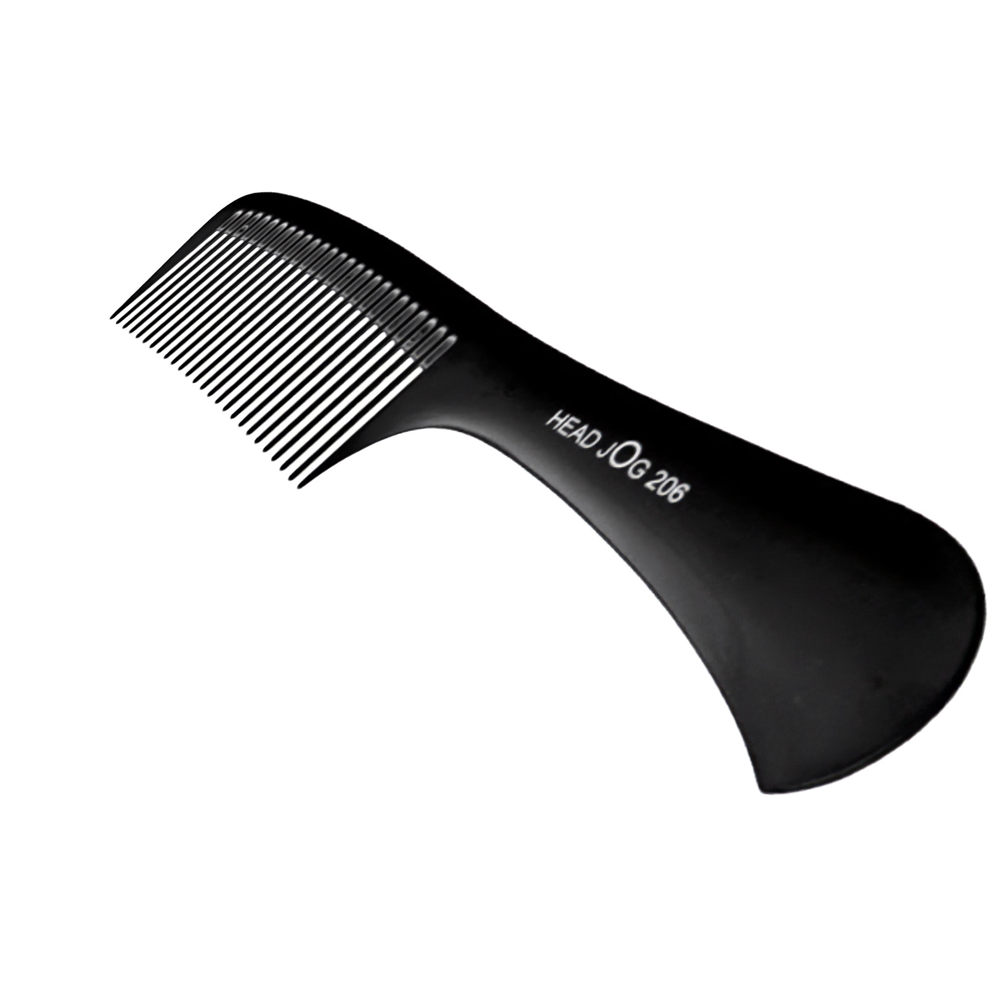 Head Jog - 206 Detangler Comb Black 21cm