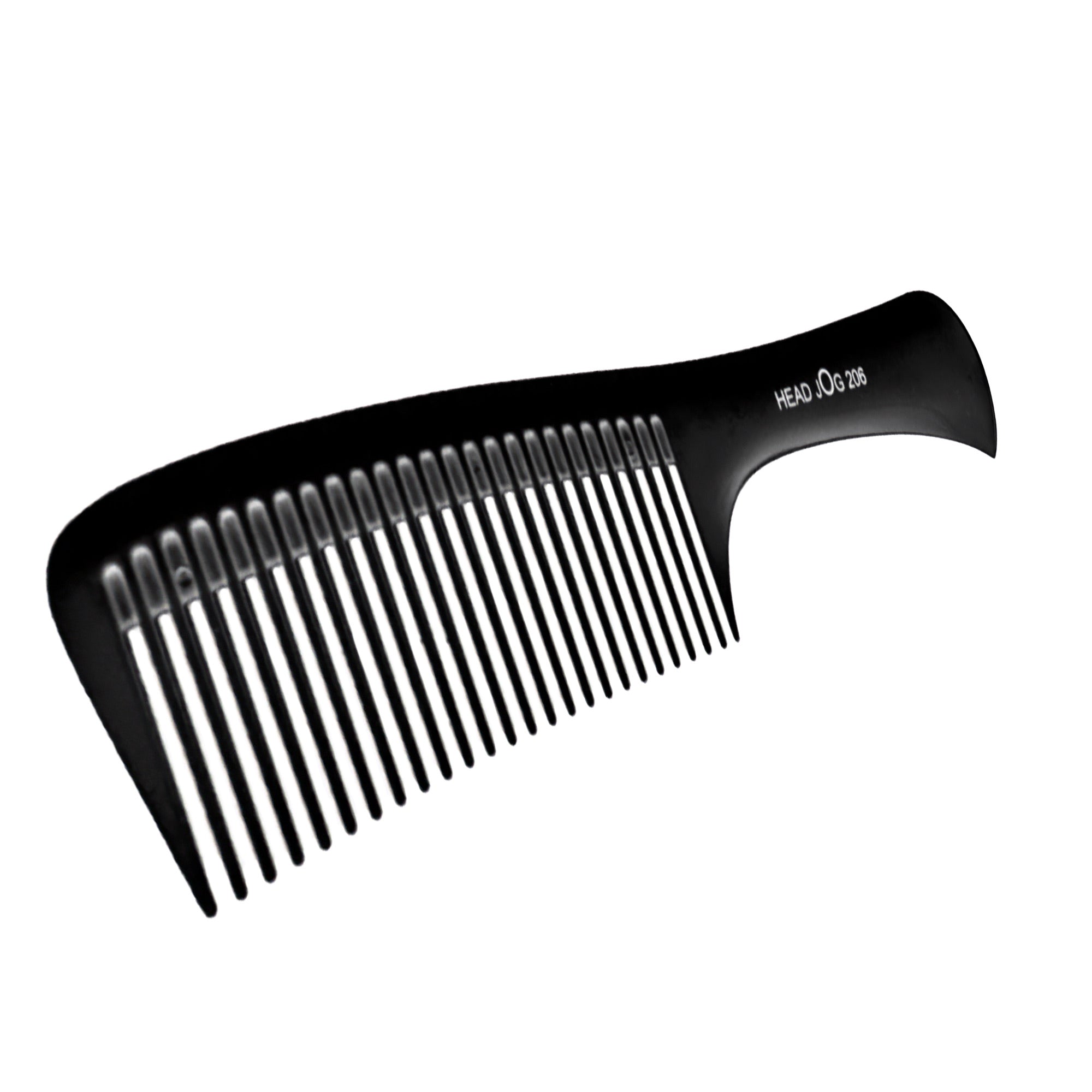 Head Jog - 206 Detangler Comb Black 21cm