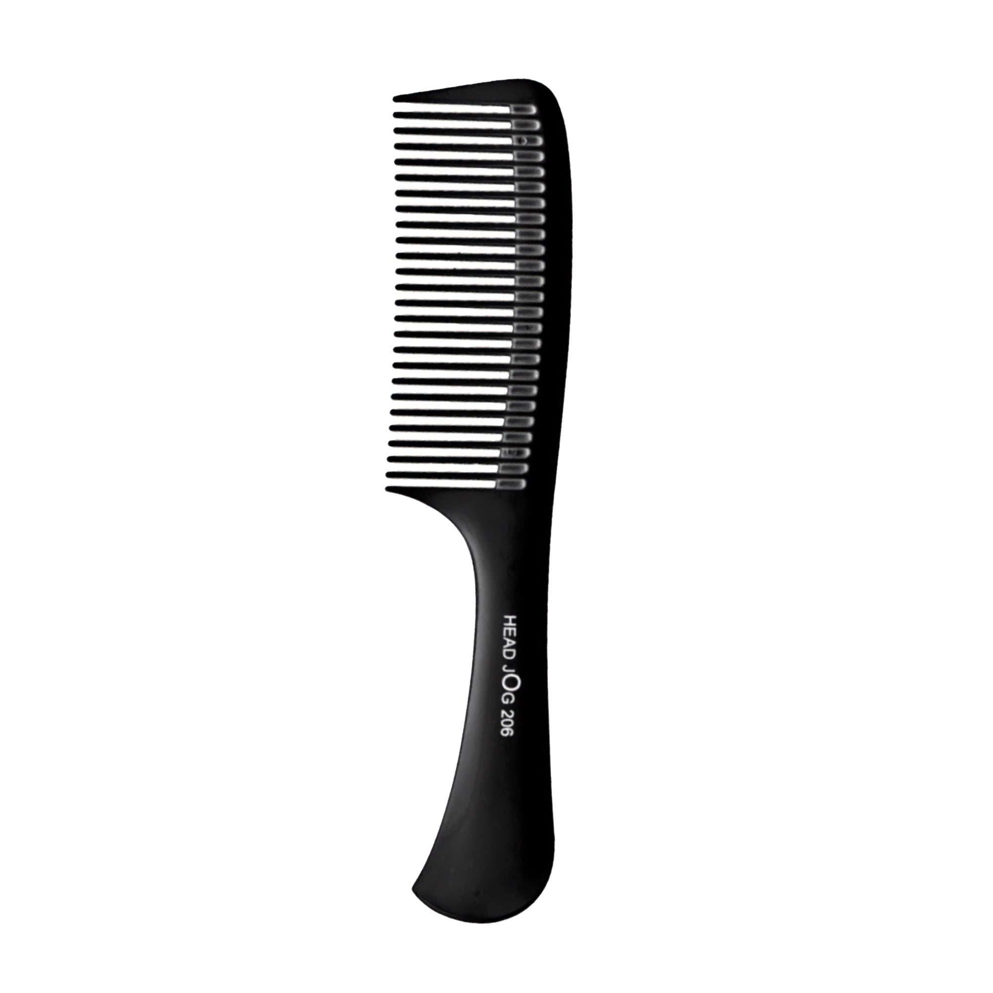 Head Jog - 206 Detangler Comb Black 21cm