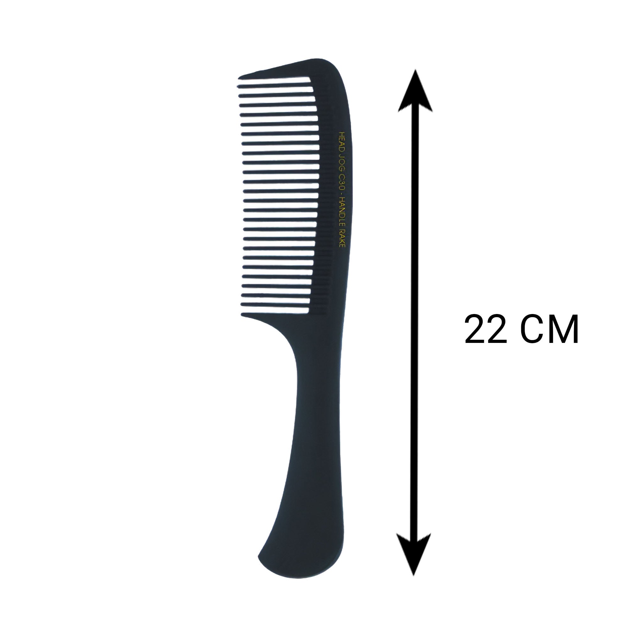 Head Jog - C30 Detangler Comb Handle Rake 22cm