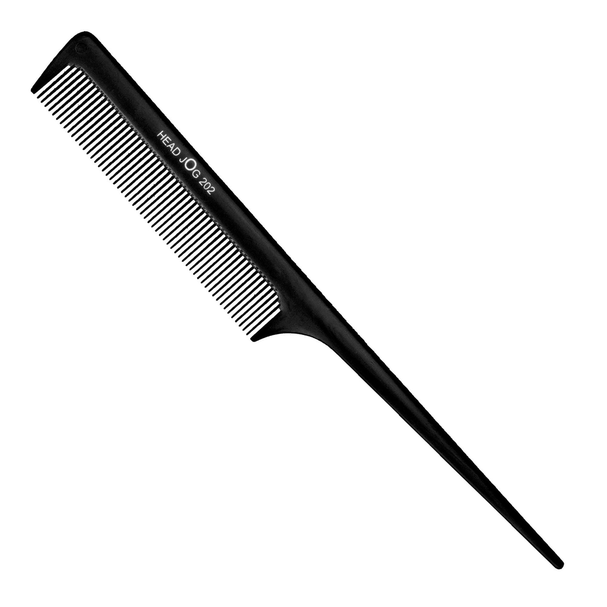 Head Jog - 202 Tail Comb Black 22cm