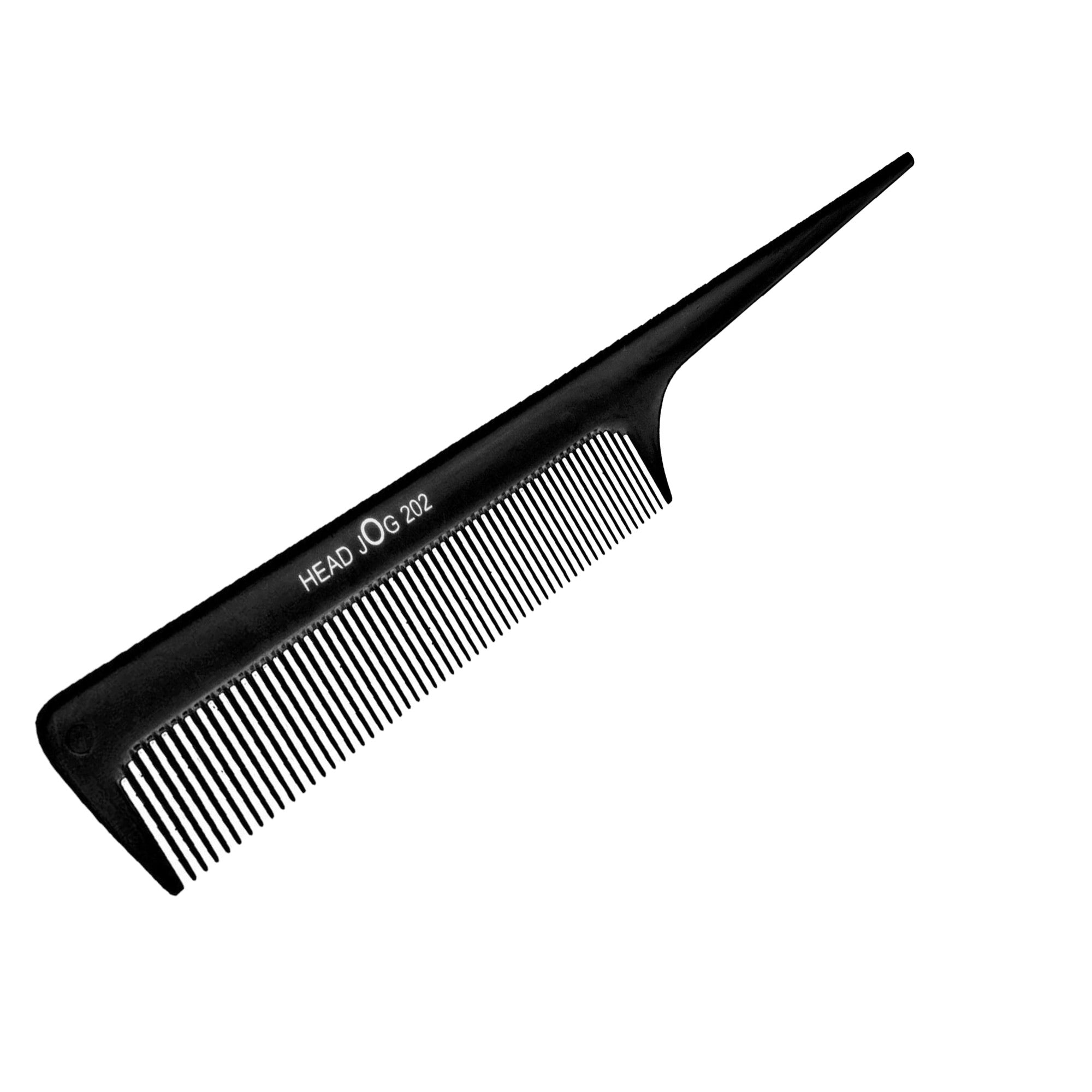 Head Jog - 202 Tail Comb Black 22cm