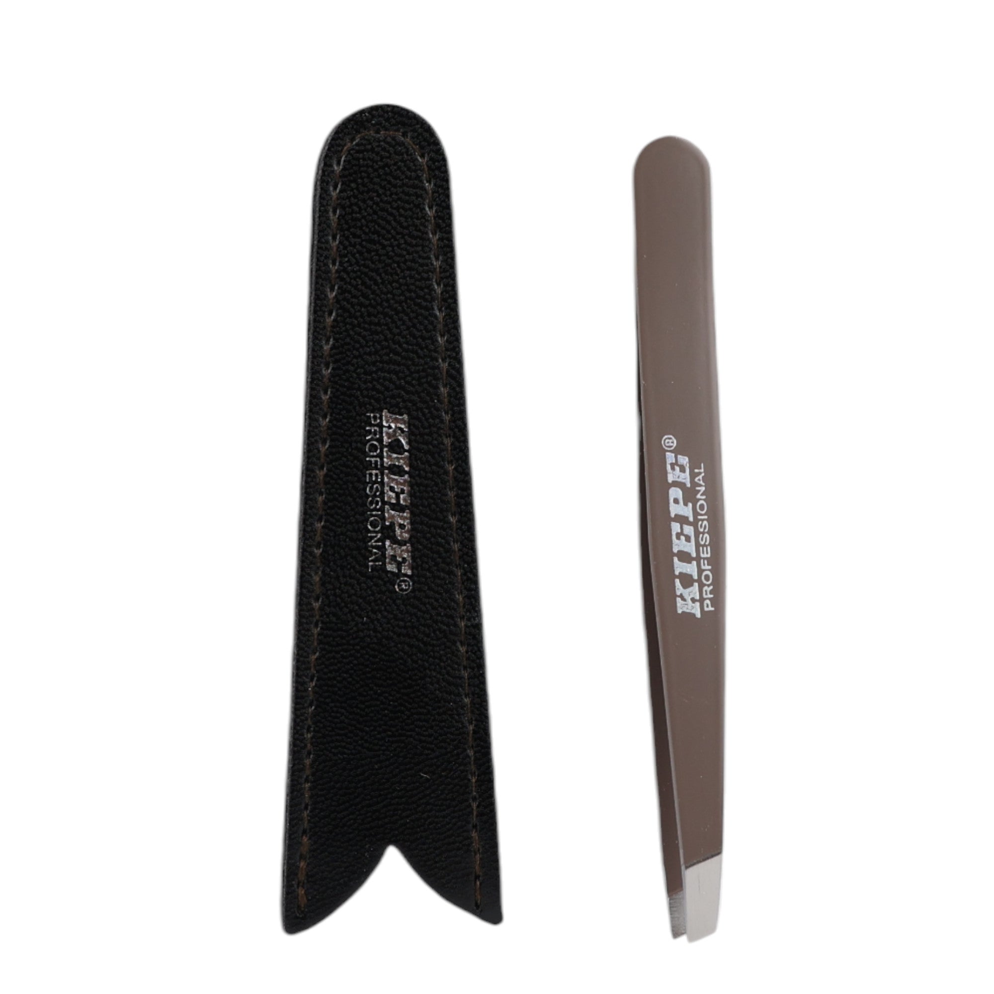 Kiepe - Tweezer Oblique Tip Dark Brown 10cm