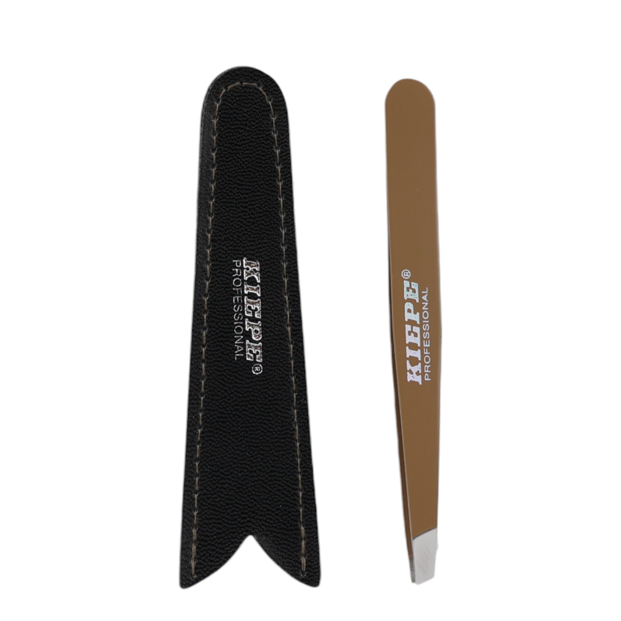 Kiepe - Tweezer Oblique Tip Brown 10cm