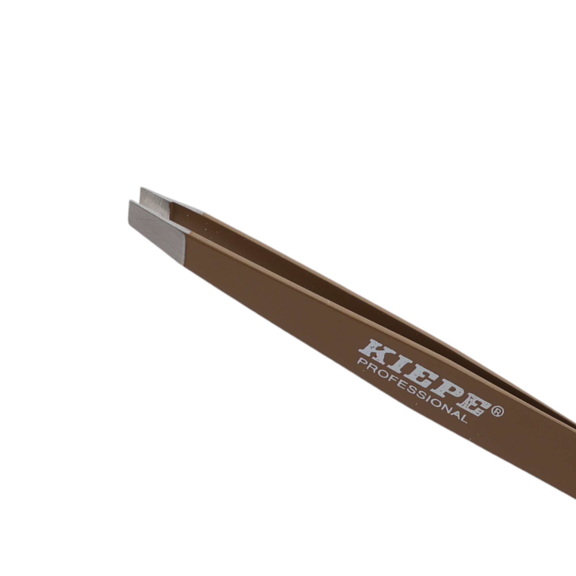 Kiepe - Tweezer Oblique Tip Brown 10cm