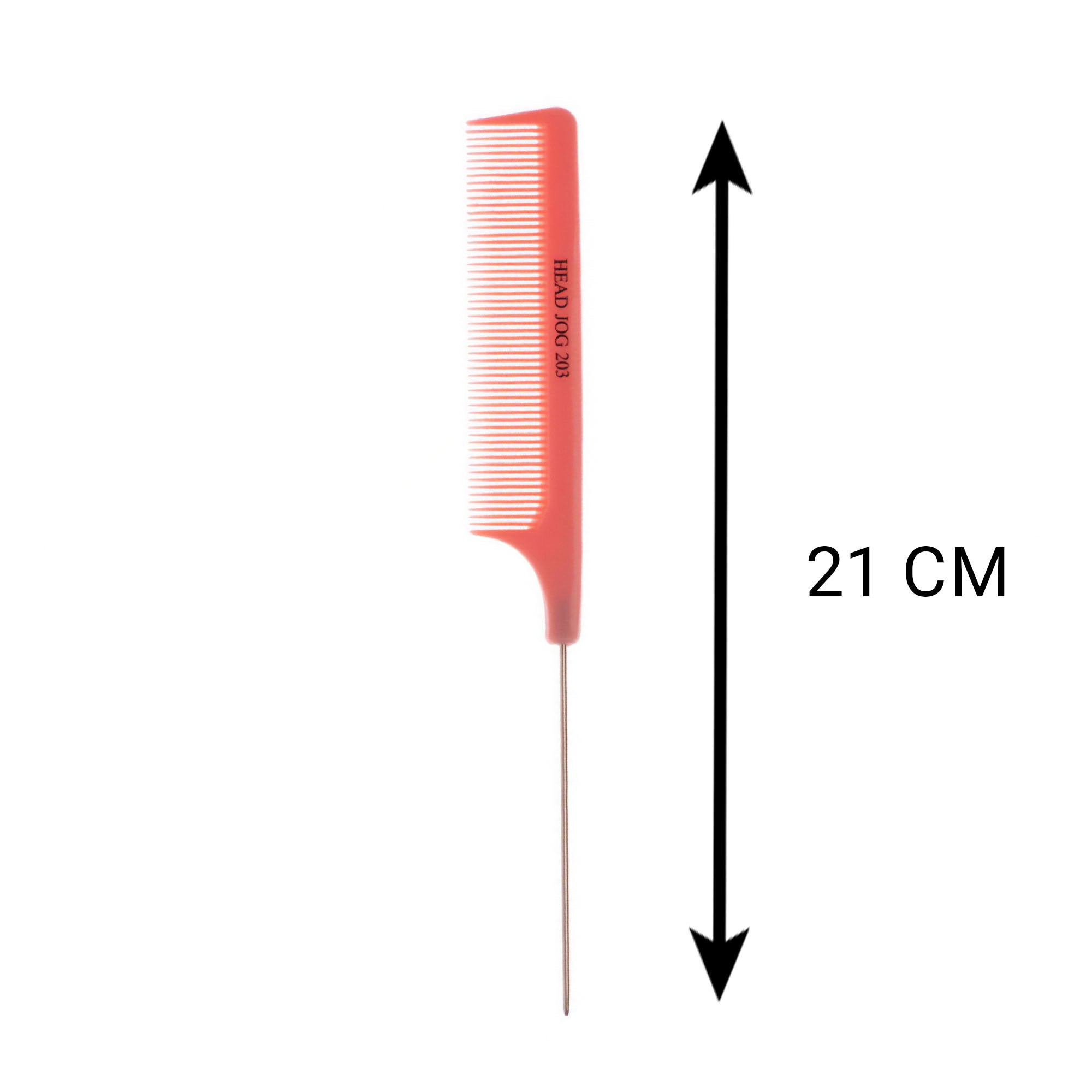 Head Jog - 203 Pin Tail Comb 21cm