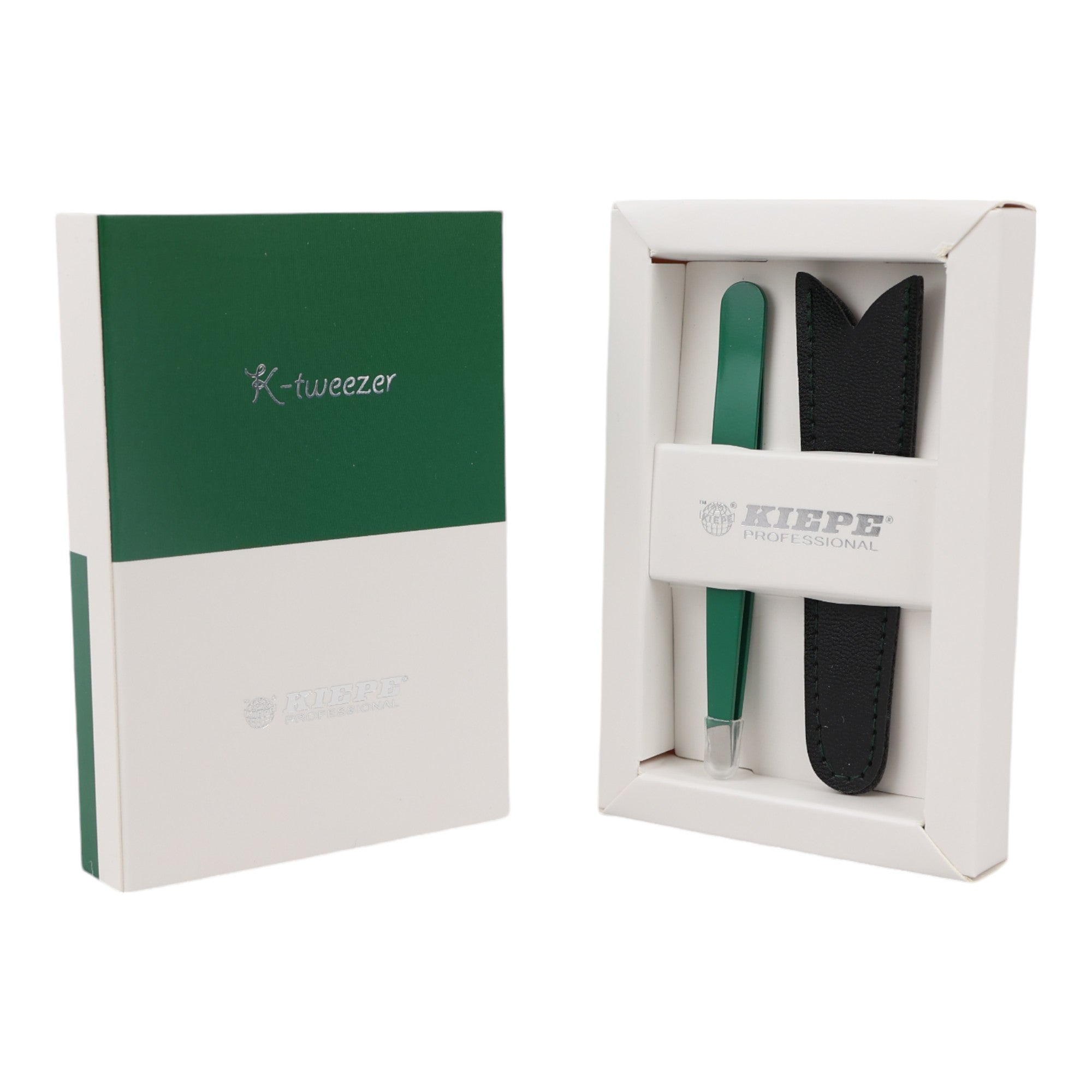 Kiepe - Tweezer Oblique Tip Emerald Green 10cm