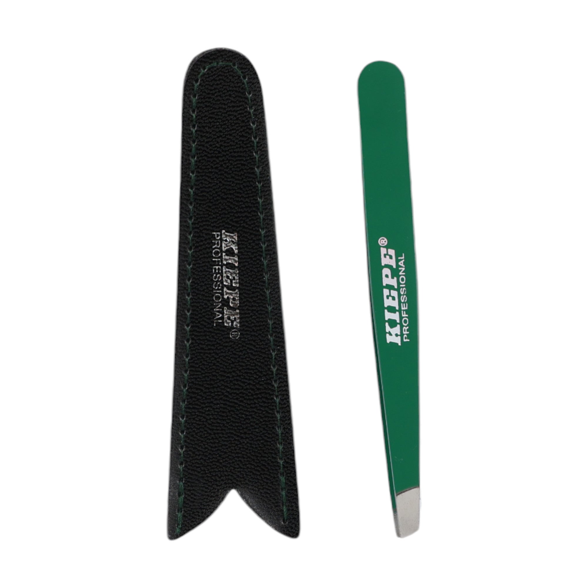 Kiepe - Tweezer Oblique Tip Emerald Green 10cm