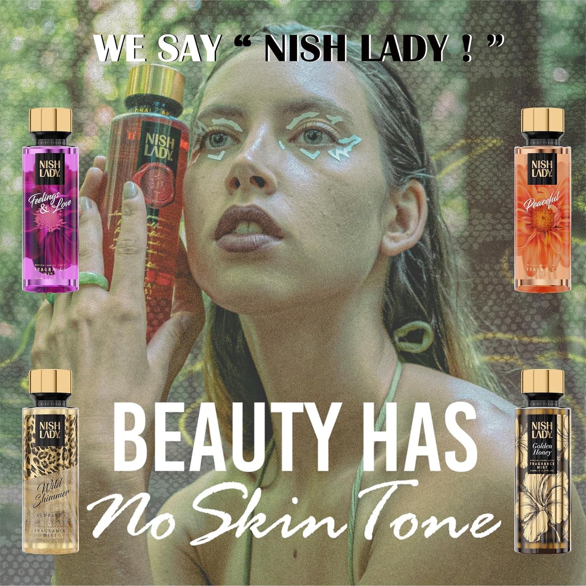 Nishlady - Fragrance Mist Golden Honey 260ml