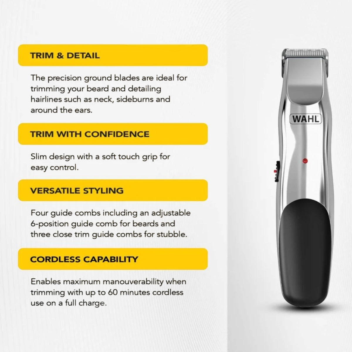 Wahl - Groomsman Advance Stubble & Beard Trimmer