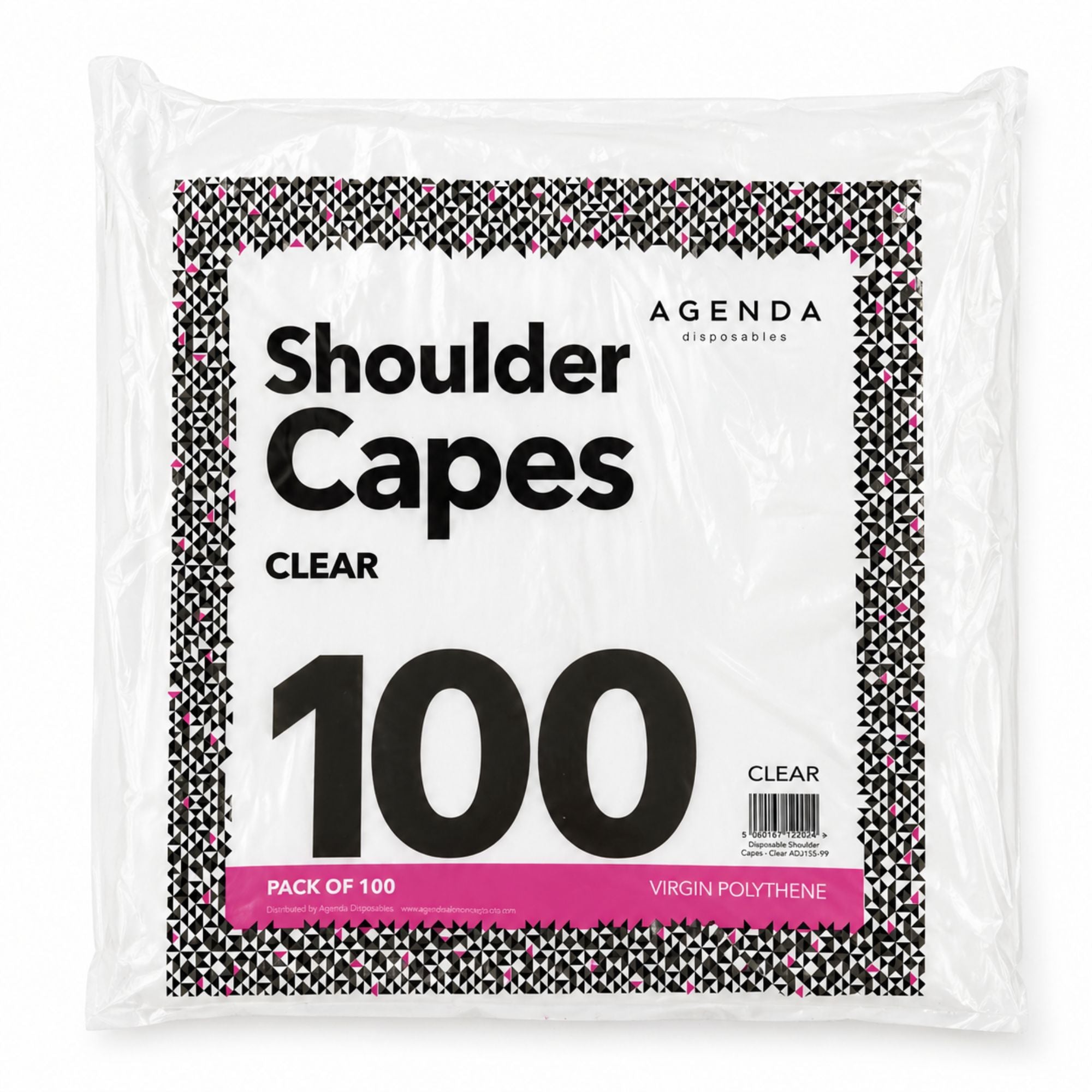 Agenda - Disposable Shoulder Capes Clear 100pcs