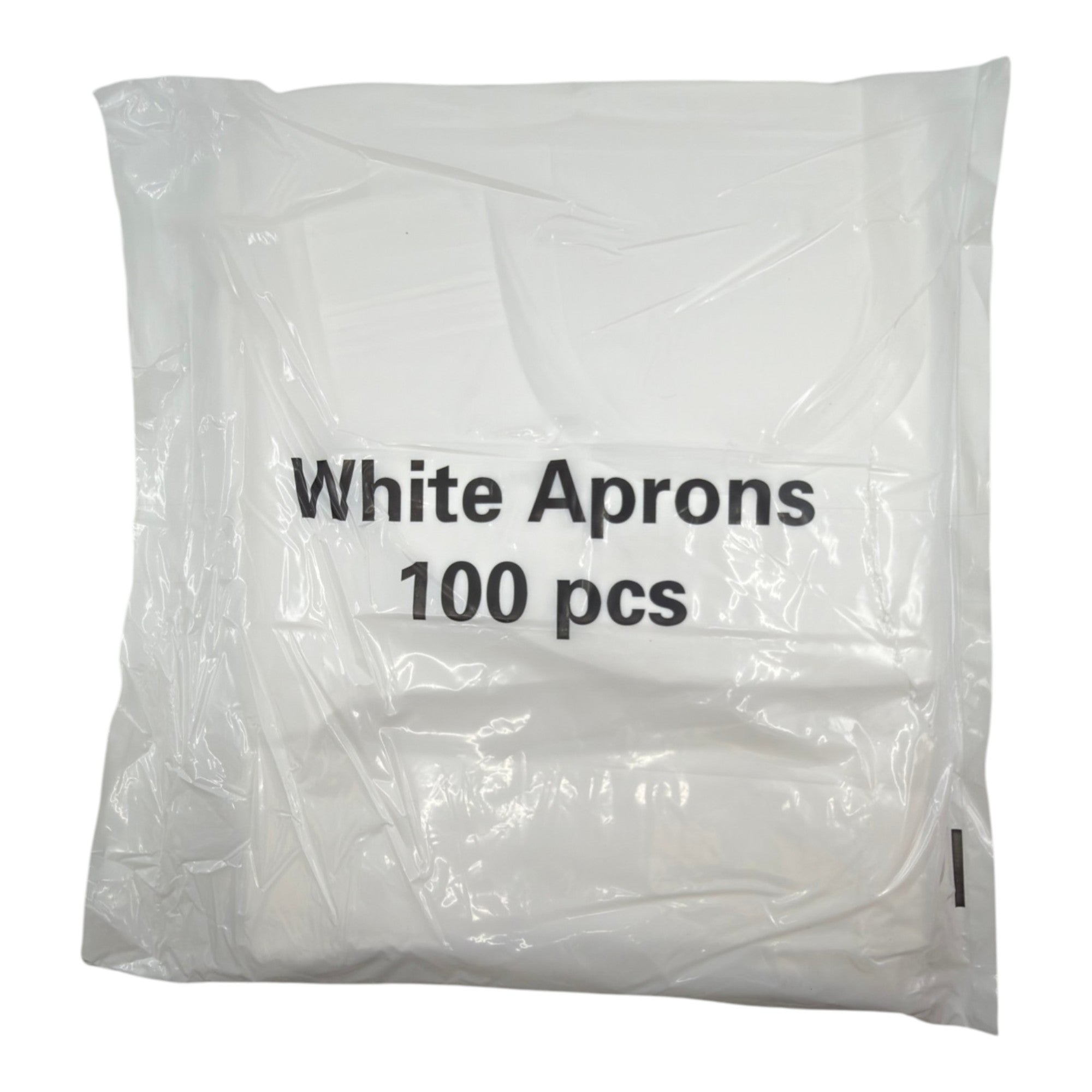 Agenda - Flat Pack Disposable Aprons - White (100pcs)