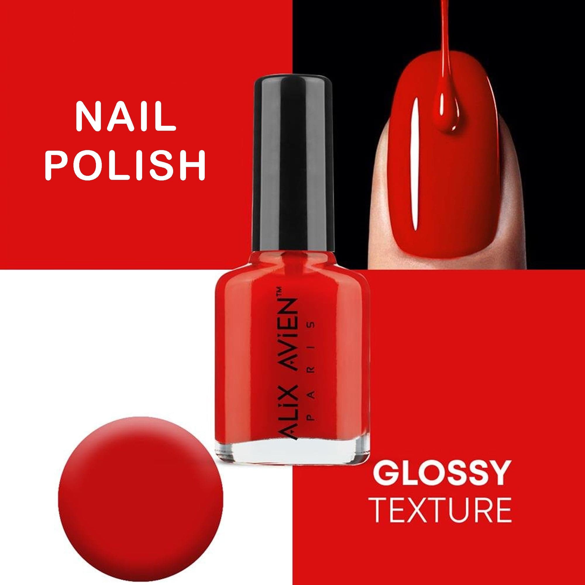 Alix Avien - Nail Polish No.14 (Red) - Eson Direct