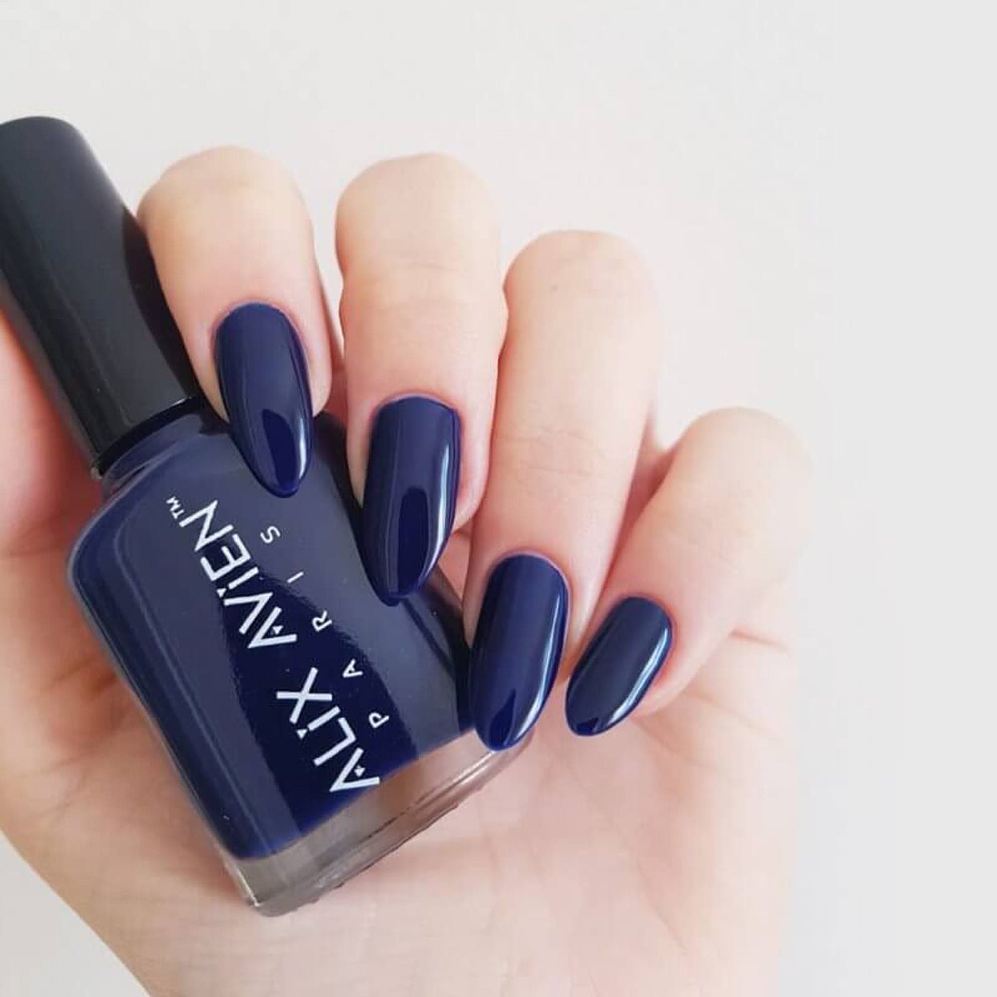 Alix Avien - Nail Polish No.25 (Midnight Blue) - Eson Direct