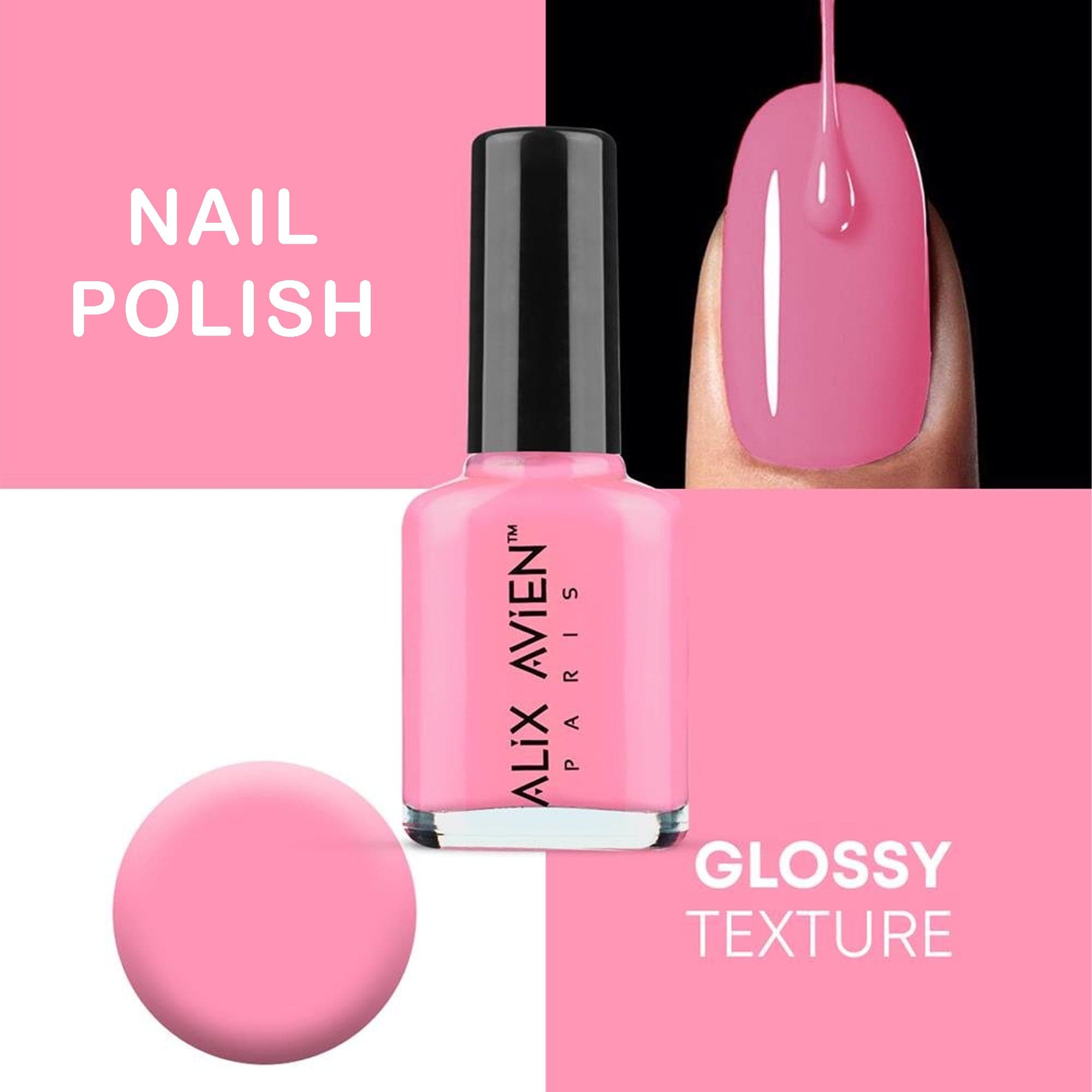 Alix Avien - Nail Polish No.60 (Bubblegum Pink) - Eson Direct